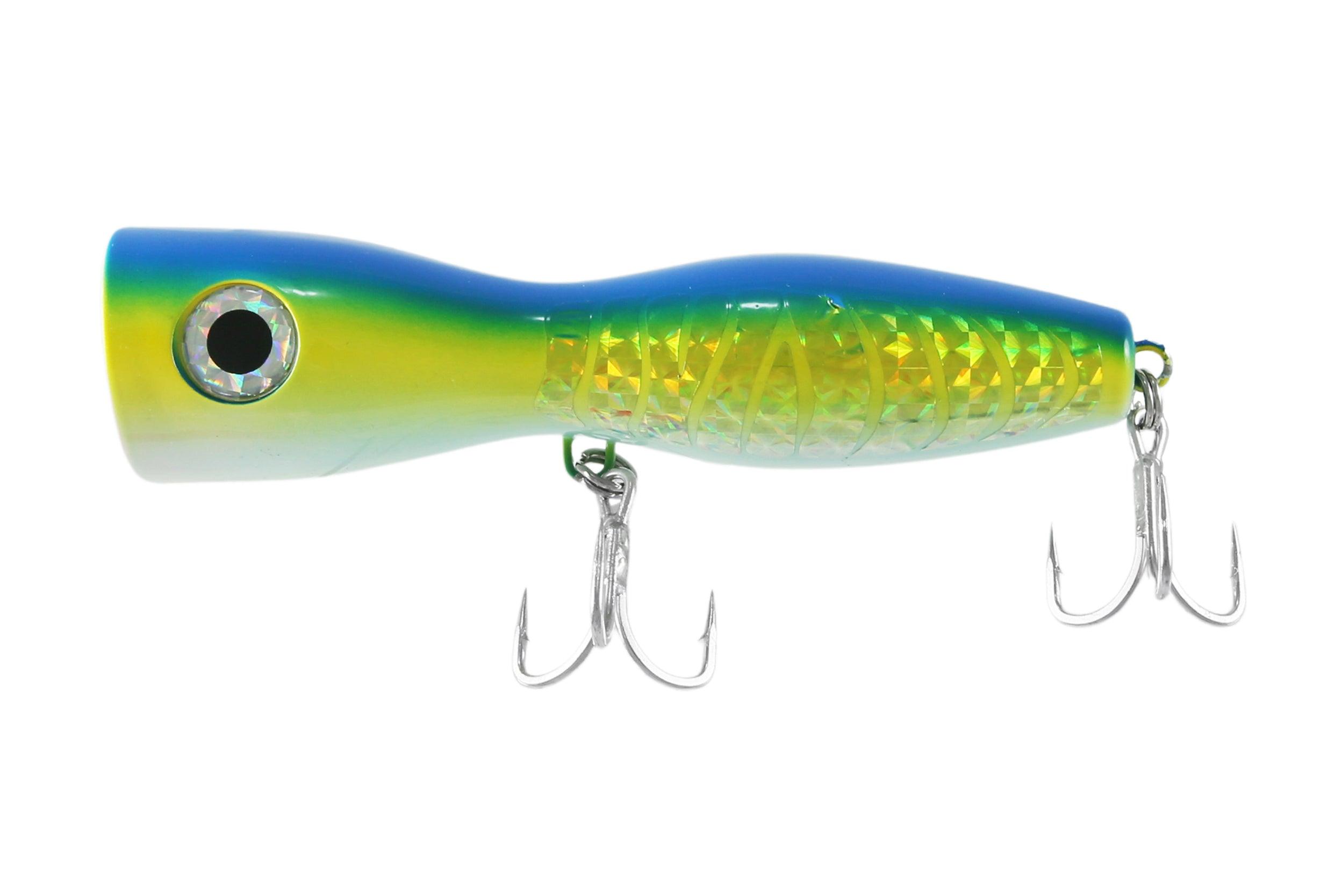 Jigging World Wadani Poppers - Topwater Fishing Lures for Saltwater & Freshwater - Best for Bass, Stripers & Bluefish - Perfect for Kayak, Shore & Boat Fishing
