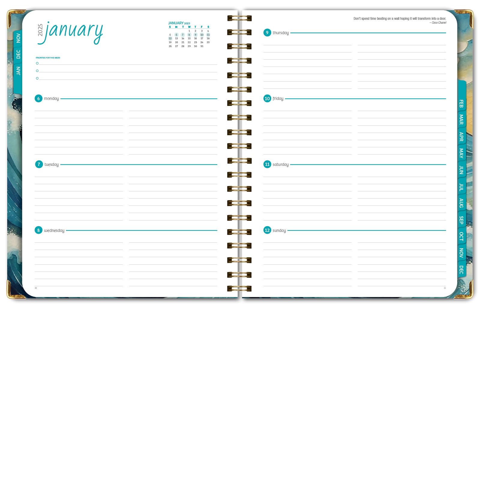 2025 Hardcover Planner 8.5