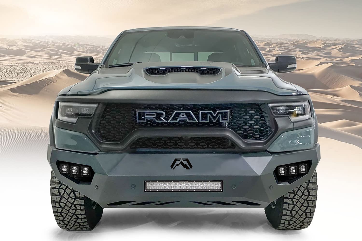 Fab Fours DX21-V4551-1 Bumper for Ram 1500 - Off-Road Protection
