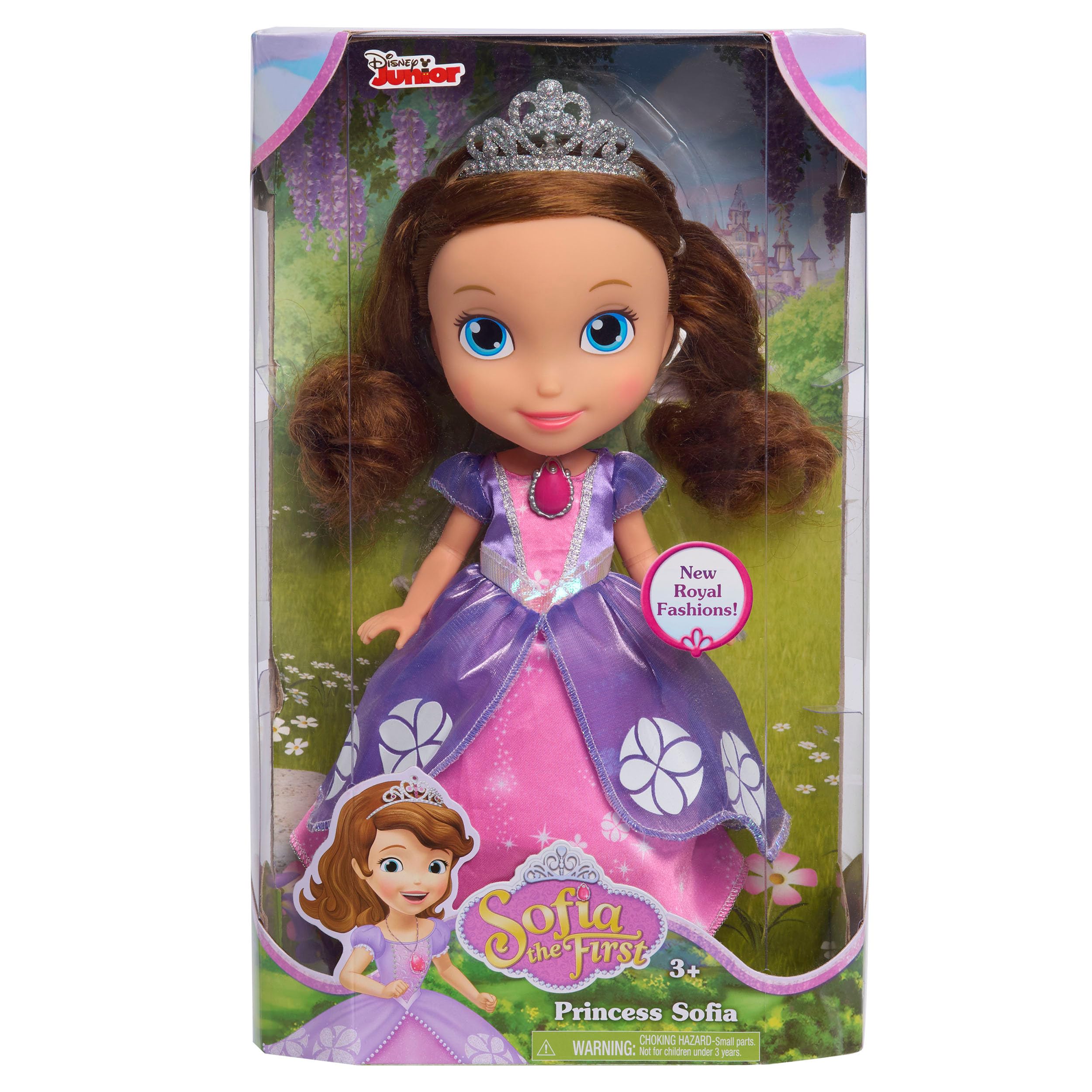 Just Play Sofia the First Royal Sofia Doll - Disney Princess Dress Up Toy for Kids, Girls Ages 3+ | Pretend Play, Birthday Gift, Collectible Doll