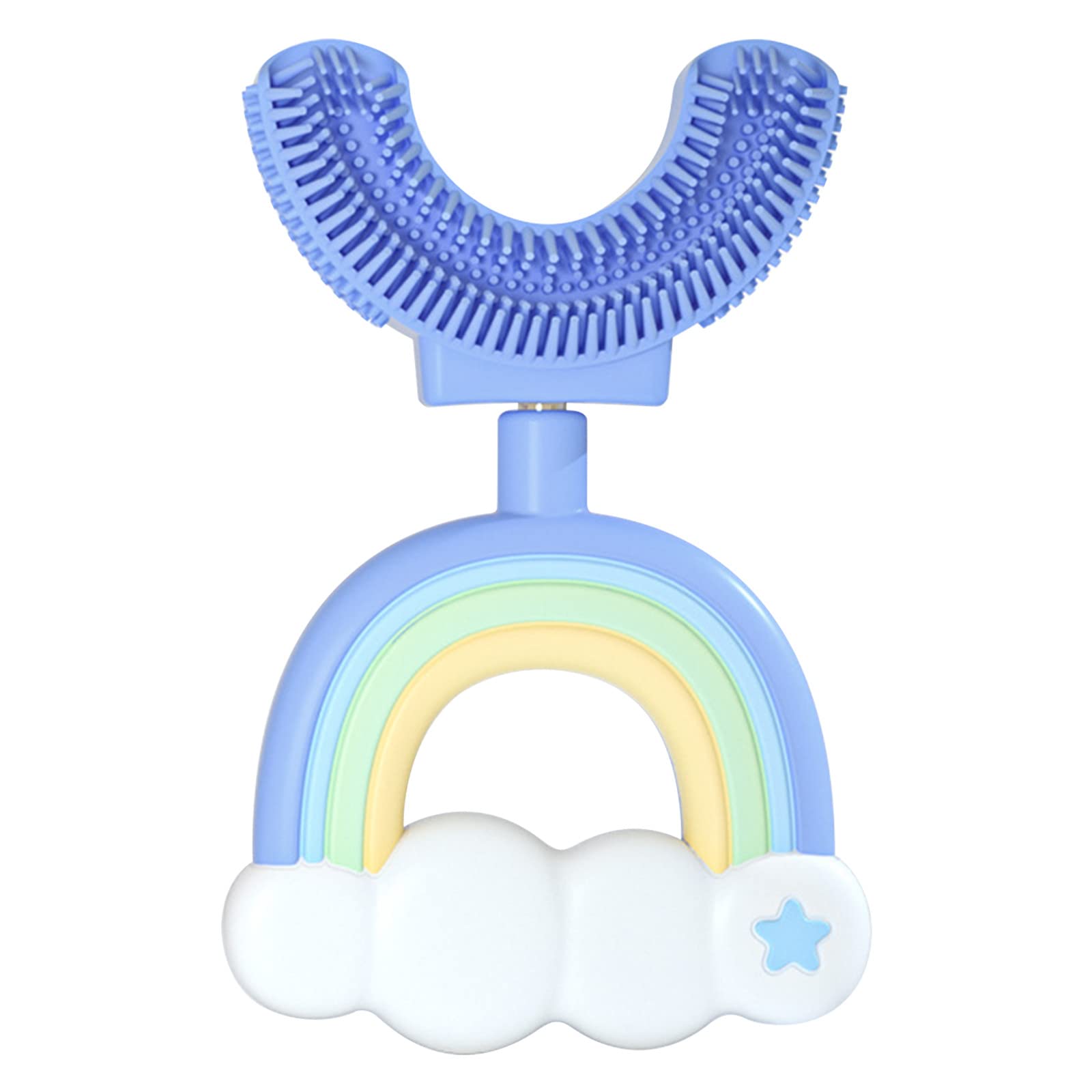 LCZIWO U-Shaped Kids Toothbrush - 360° All-Round Cleaning Soft Bristles for Children's Oral Care - Perfect for Toddlers & School-Age Kids at Home & Travel
