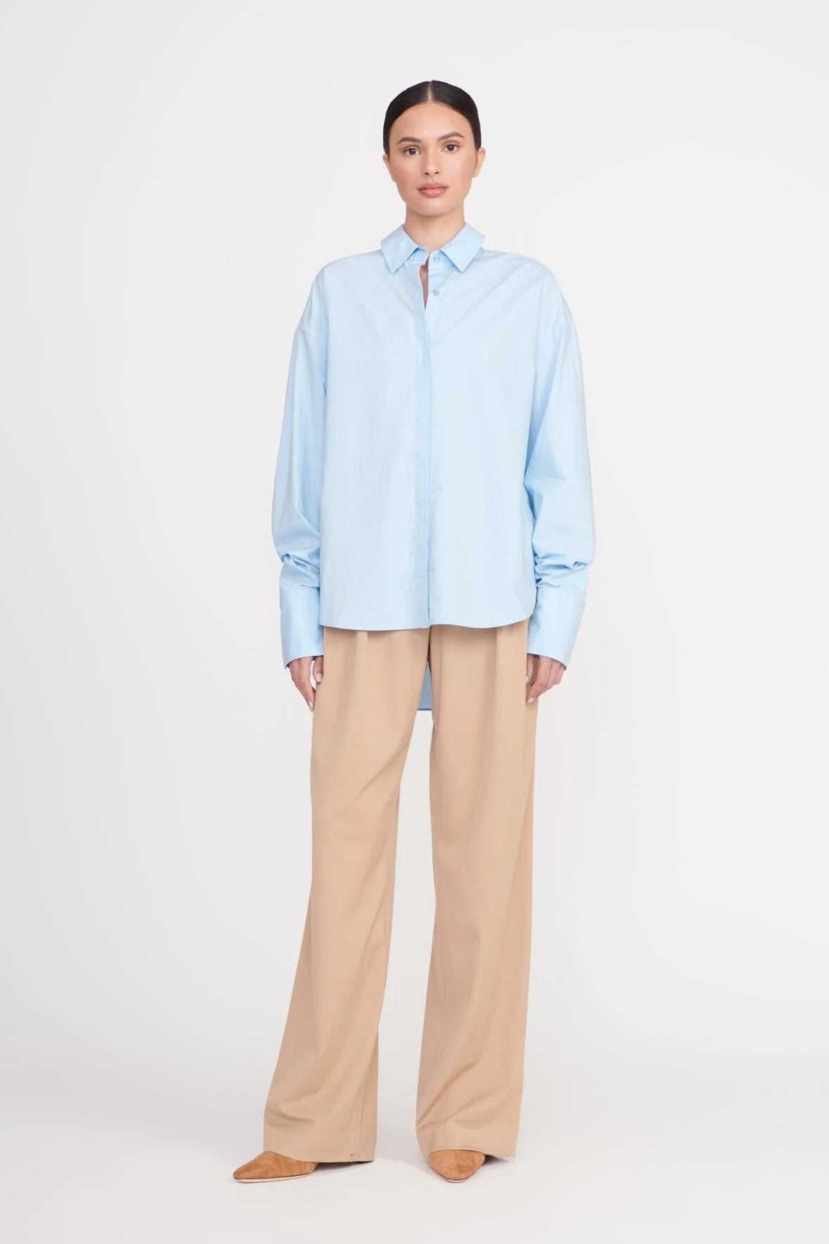 Premium Colton Shirt in French Blue | Classic Casual Button-Down for Men | Perfect for Office, Date Night & Weekend Outings