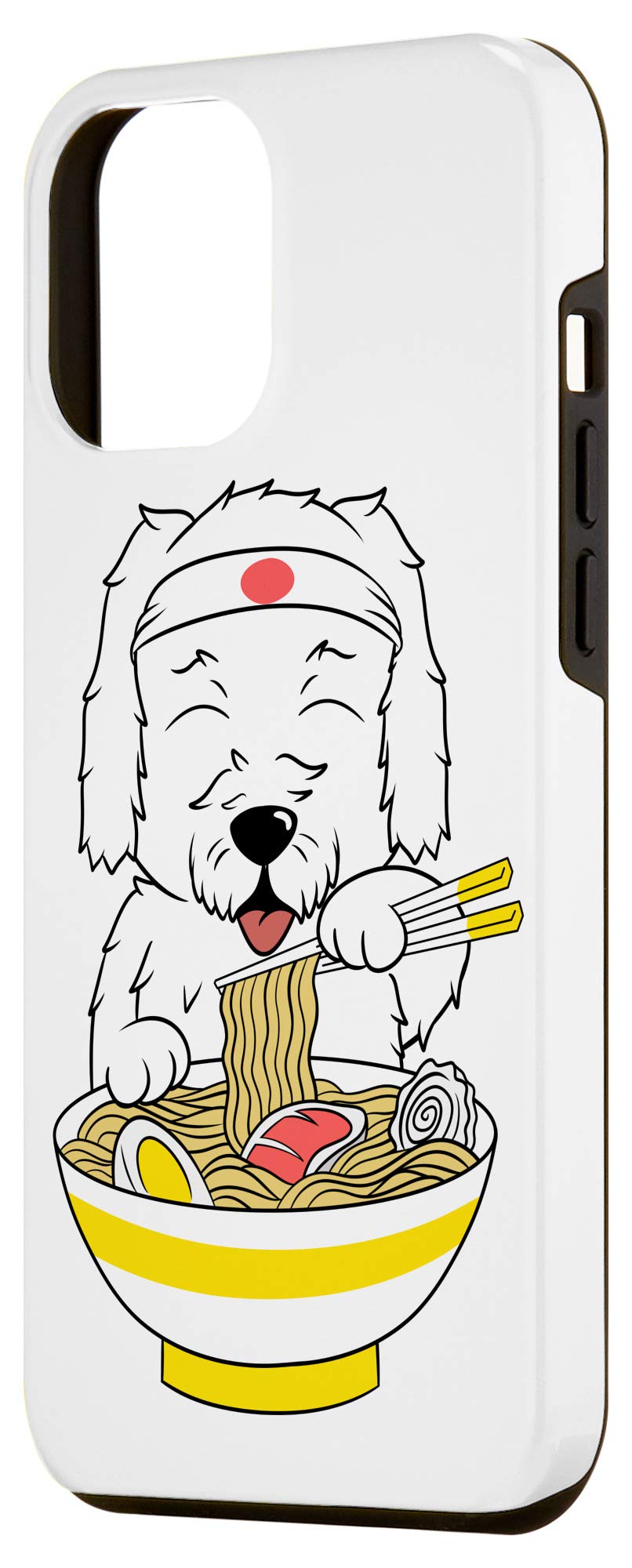 iPhone 12 Pro Max Case with Maltese Dog Design - Cute Protective Phone Cover for Apple iPhone 12 Pro Max - Perfect Gift for Dog Lovers, Office Use, Travel & Daily Protection