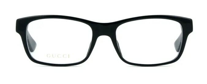 Gucci GG 0006O 005 Black Rectangle Men's Eyeglasses - Stylish Designer Frames for Men | Perfect for Work, Driving & Fashion Accessories