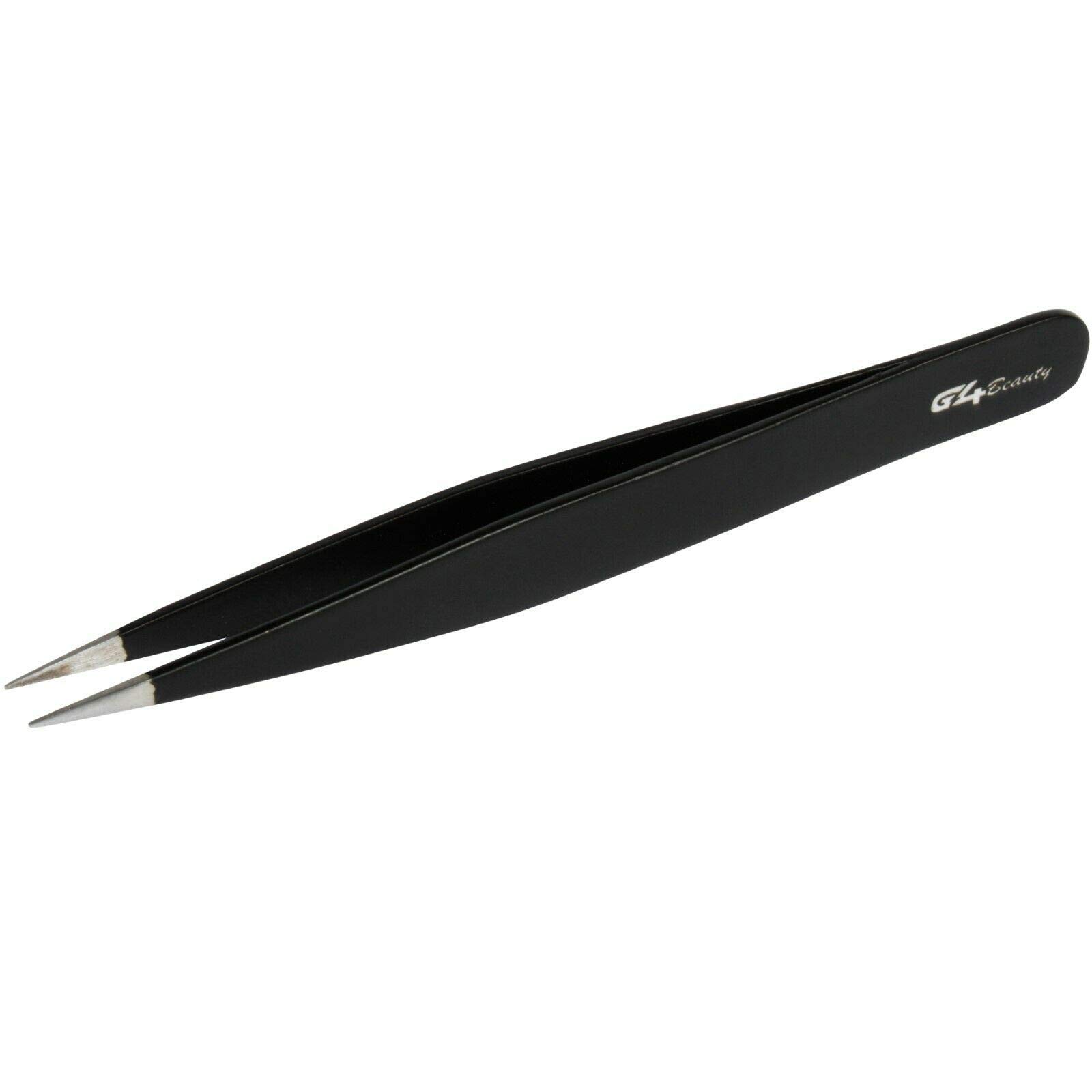G4 Vision Professional Lash Tweezers Set - Straight & Curved Stainless Steel Eyelash Extension Tweezers (2-Pack) for Precise False Eyelash Application - Perfect for Salon, Home Use & Professional Makeup Artists