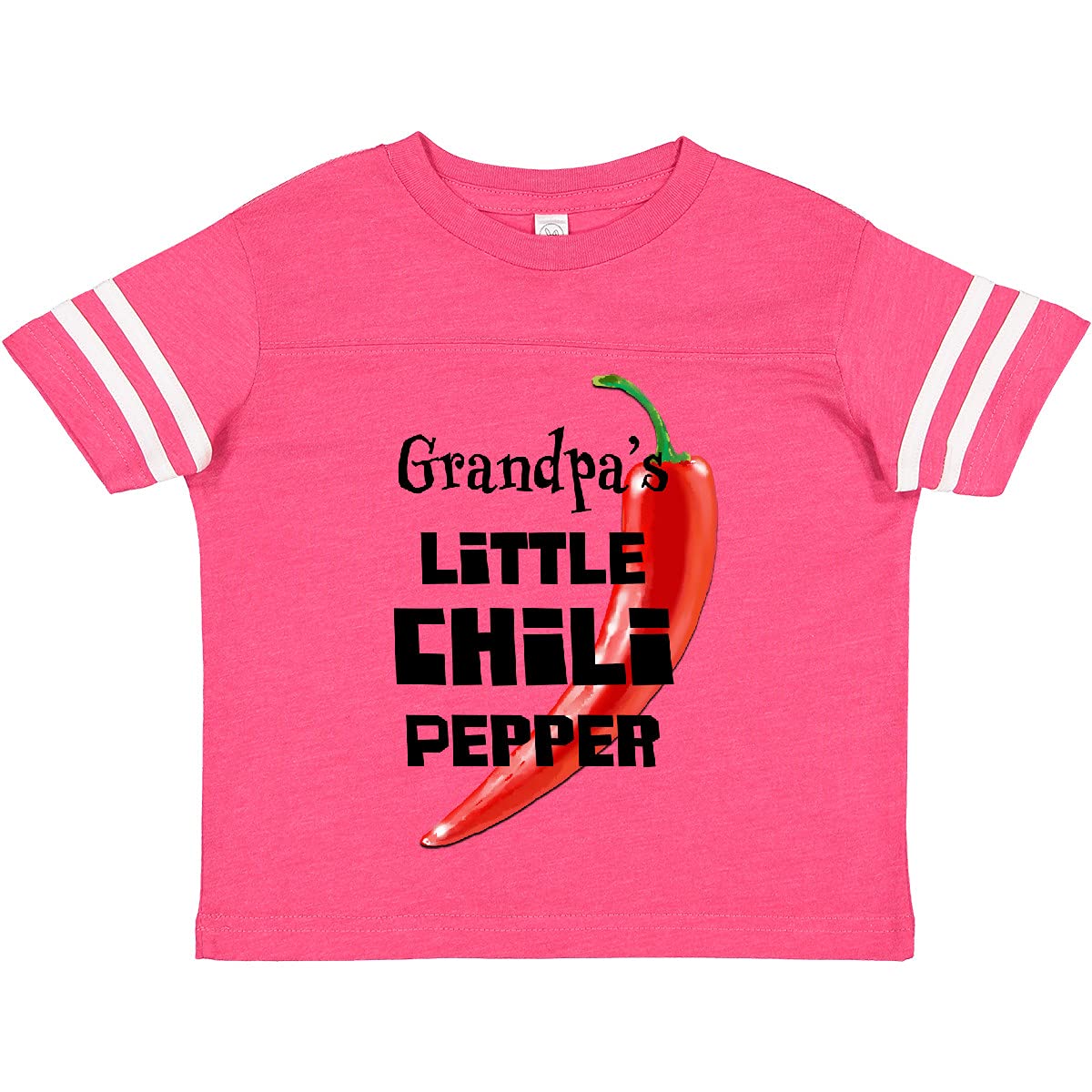 Grandpa's Little Chili Pepper Toddler T-Shirt - Cute Baby Boy Clothes for Grandparents Day & Family Events - Soft Cotton Kids Apparel