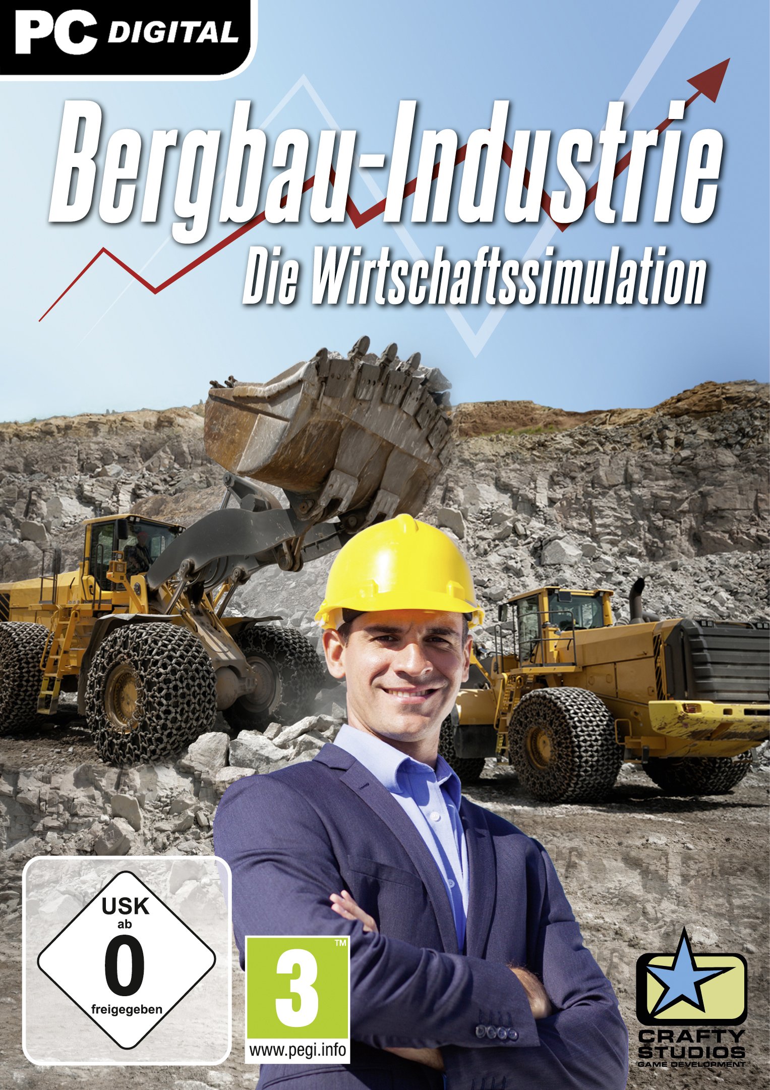 Bergbau Industry - Economic Simulation Game [PC Steam Code] - Build & Manage Your Mining Empire for Strategy & Business Simulation Fans
