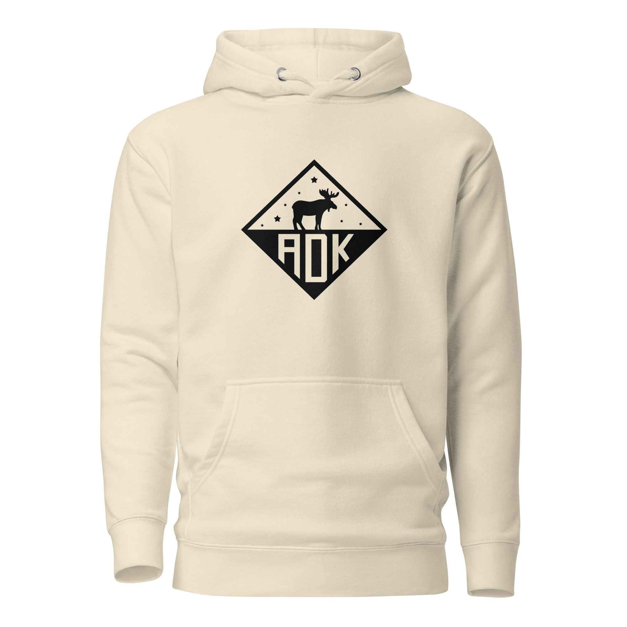**Moose Trekker Hoodie - Warm Fleece-Lined Winter Hooded Sweatshirt for Men & Women - Perfect for Hiking, Camping & Outdoor Adventures**