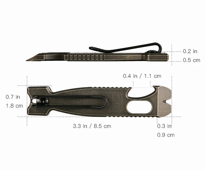 Shark Bomb Prybar X0118 - Heavy Duty Multi-Tool for Emergency, Survival & Tactical Use - Perfect for First Responders, Camping & Outdoor Adventures