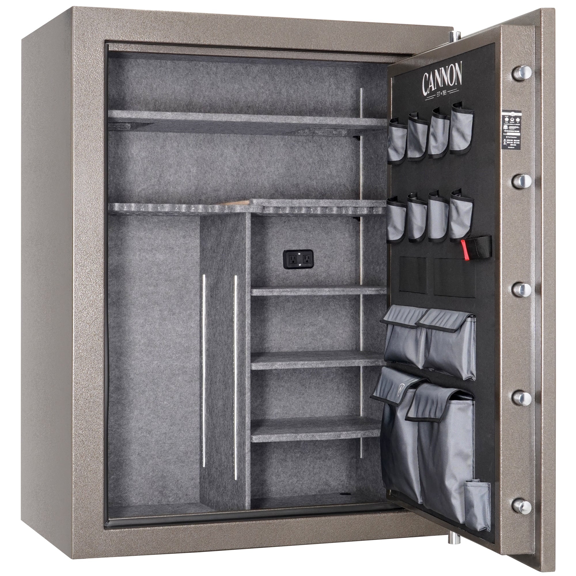 Cannon FD5945 H12FEB 23 DS Fortified Series 72 Gun Safe - Fireproof & Burglary Resistant Home Security Safe for Firearms, Jewelry & Documents - Perfect for Gun Owners, Collectors & Home Protection