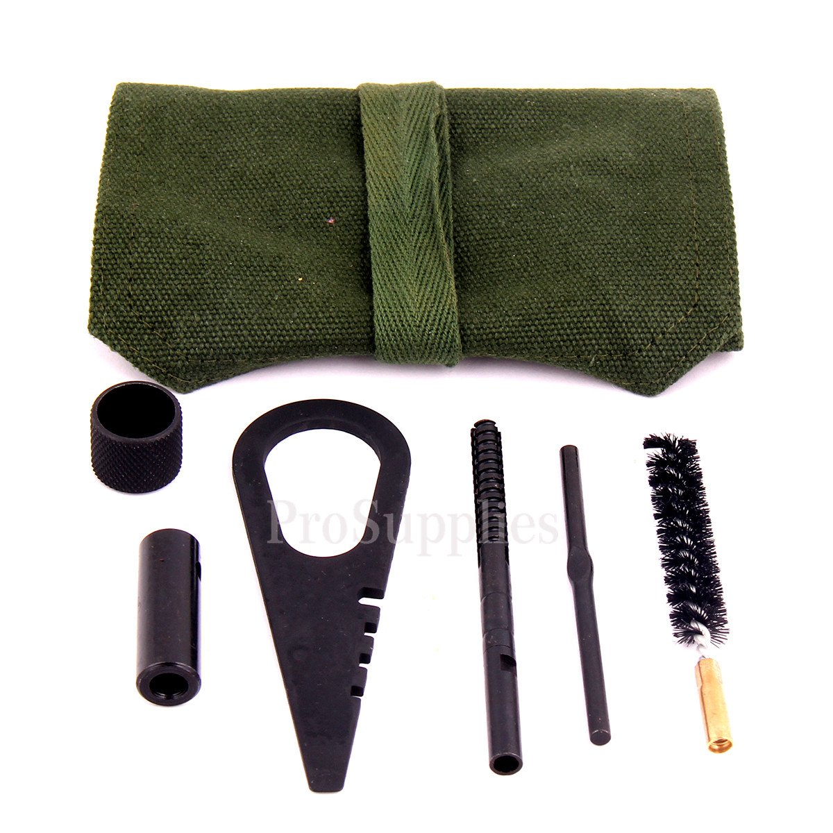 TACFUN Mosin Nagant Cleaning Kit with Pouch - Complete Gun Maintenance Tools for 7.62x54R Rifle - Includes Cleaning Rod, Brush, Jag, End Cap & Storage Pouch - Perfect for Rifle Cleaning & Outdoor Shooting Maintenance