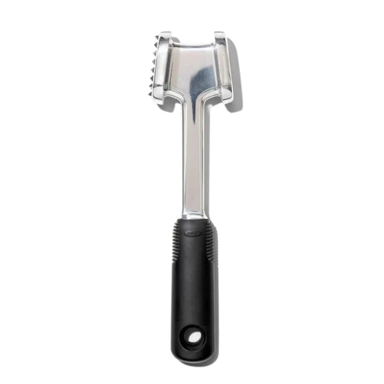 OXO Good Grips Meat Tenderizer - Stainless Steel Mallet for Pounding & Tenderizing Beef, Chicken & Pork - Perfect for Grilling, BBQ & Home Cooking
