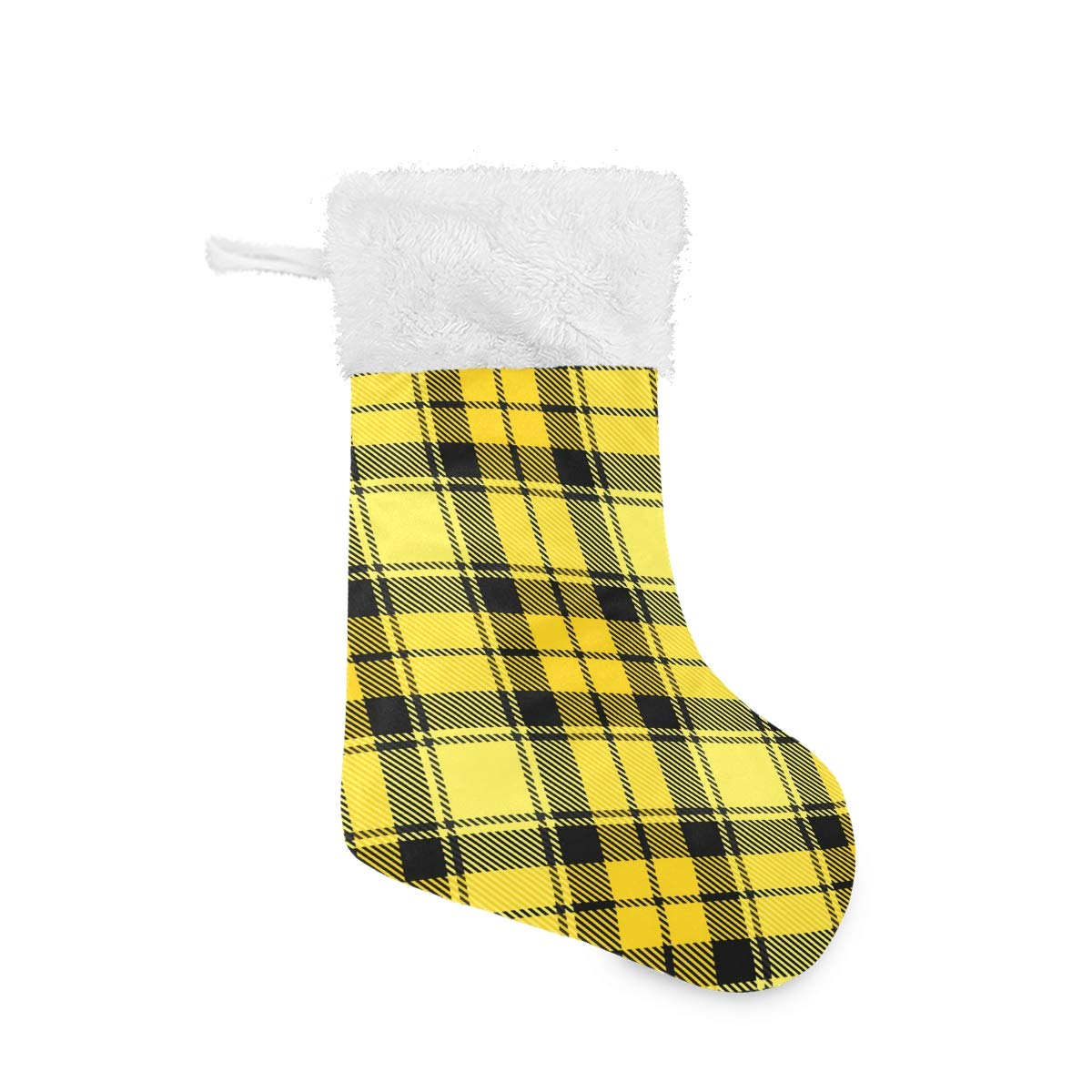 Festive Plaid Christmas Stockings - 17