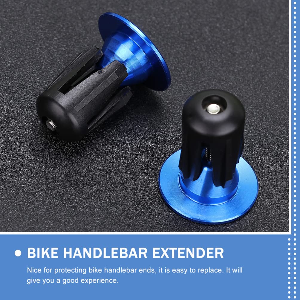 BESPORTBLE Bike Handlebar End Plugs - 1 Pair Durable Road & Mountain Bicycle Handlebar Accessories, Safety Bar End Caps for Cycling Protection | Perfect for Commuting, Trail Riding & Urban Cycling