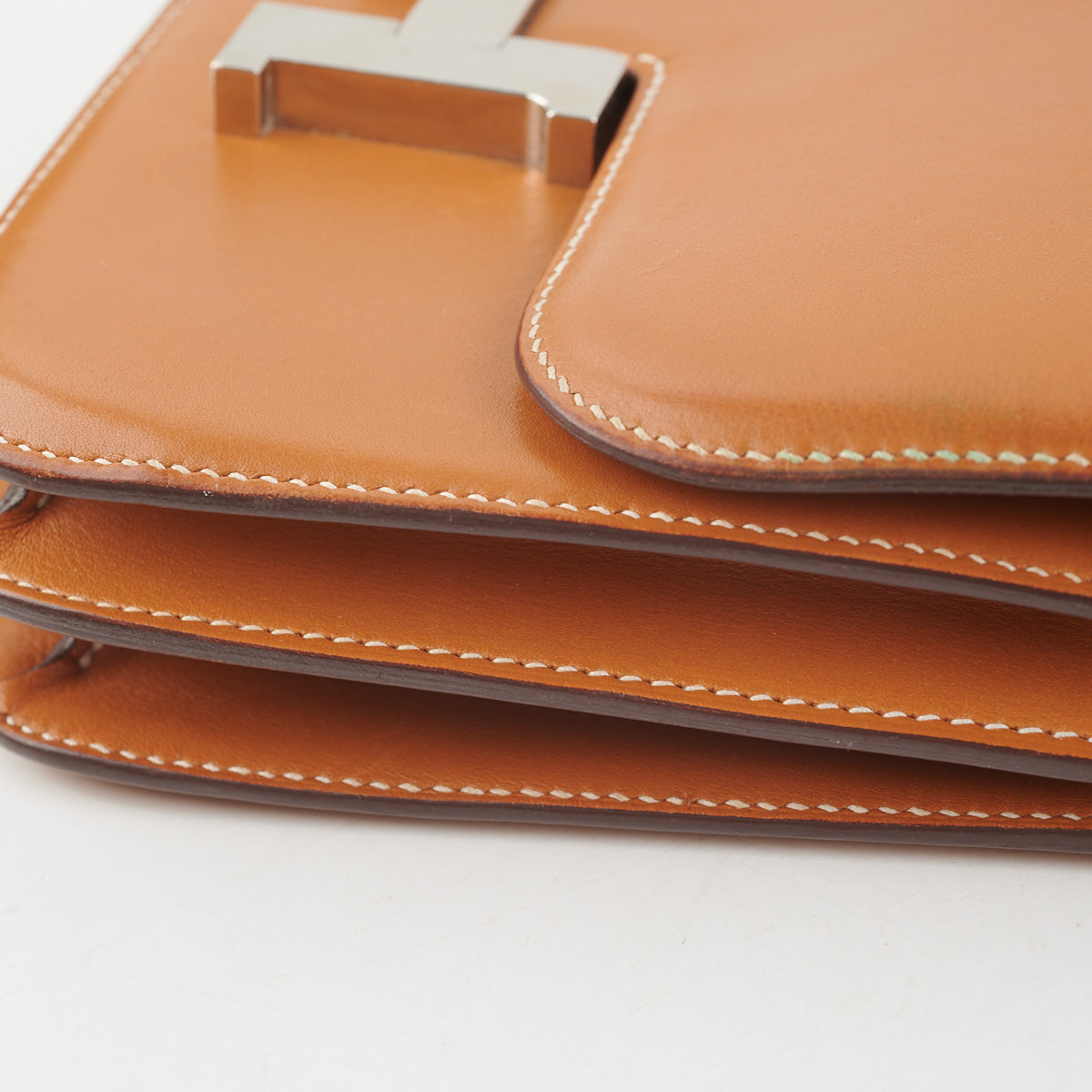 Authentic Hermes Mini Constance Bag in Butler Leather - Natural Sable Color with D Stamp 2019 | Luxury Crossbody Purse for Women, Perfect for Date Nights & Special Occasions