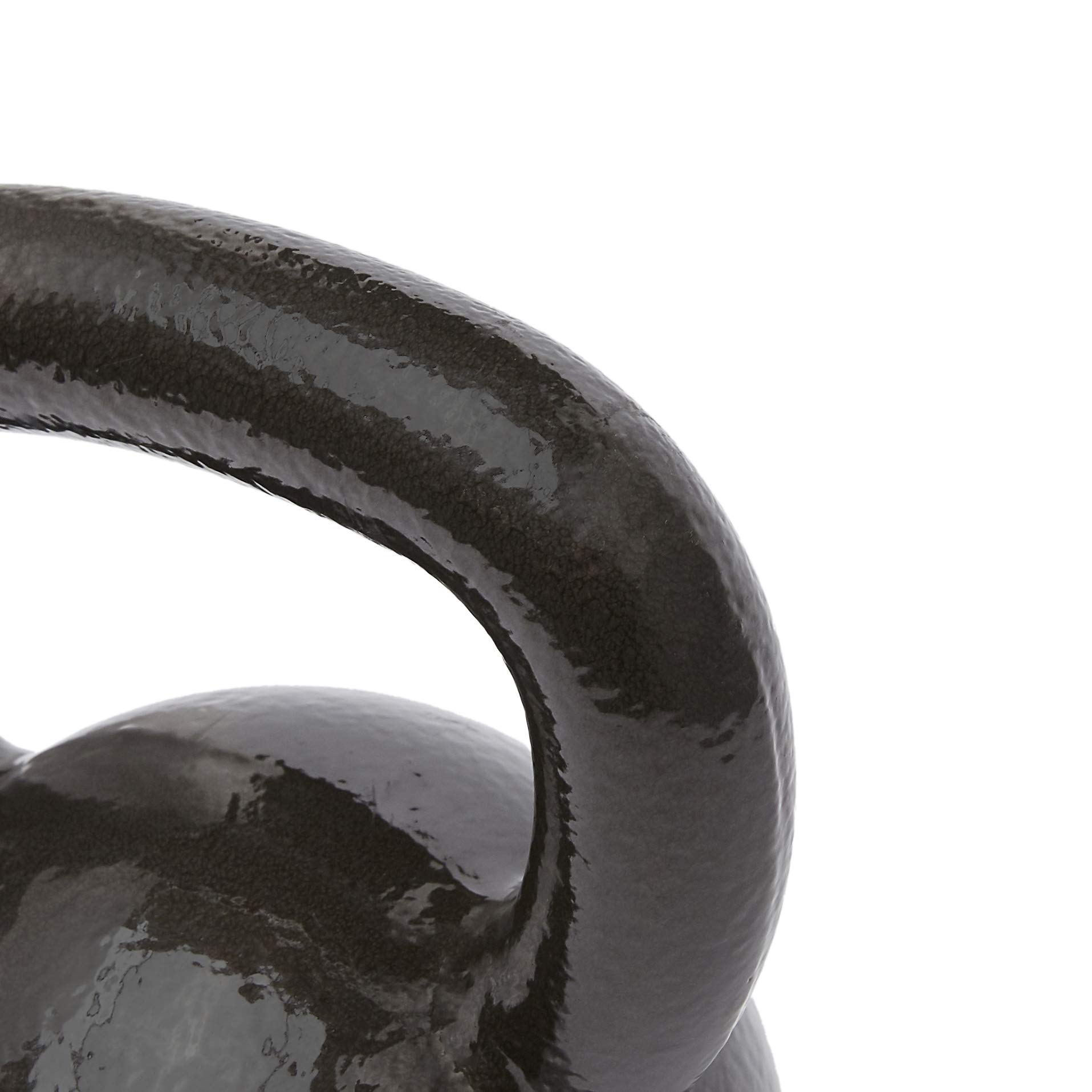 Amazon Basics Cast Iron Kettlebell - 10-50 lbs Weight Options for Home Gym, Strength Training & CrossFit Workouts | Durable Iron Construction for Fitness Enthusiasts & Beginners | Perfect for Full-Body Exercises, Muscle Building & Cardio Training