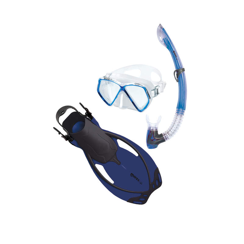 Mares Pirate Allegra Kids Snorkeling Set - Mask, Snorkel & Fins for Underwater Adventure | Perfect for Pool, Beach & Ocean Swimming
