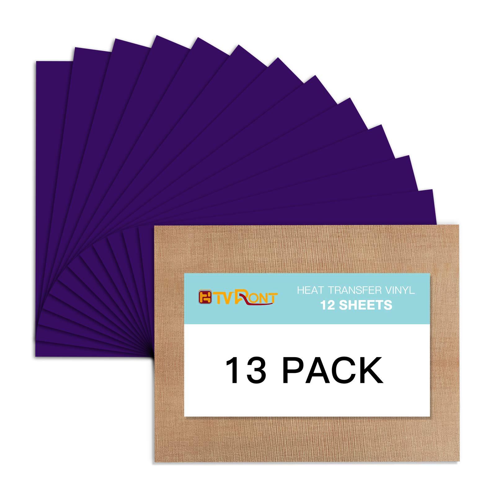 13 Pack Purple HTV Heat Transfer Vinyl Bundle - 12