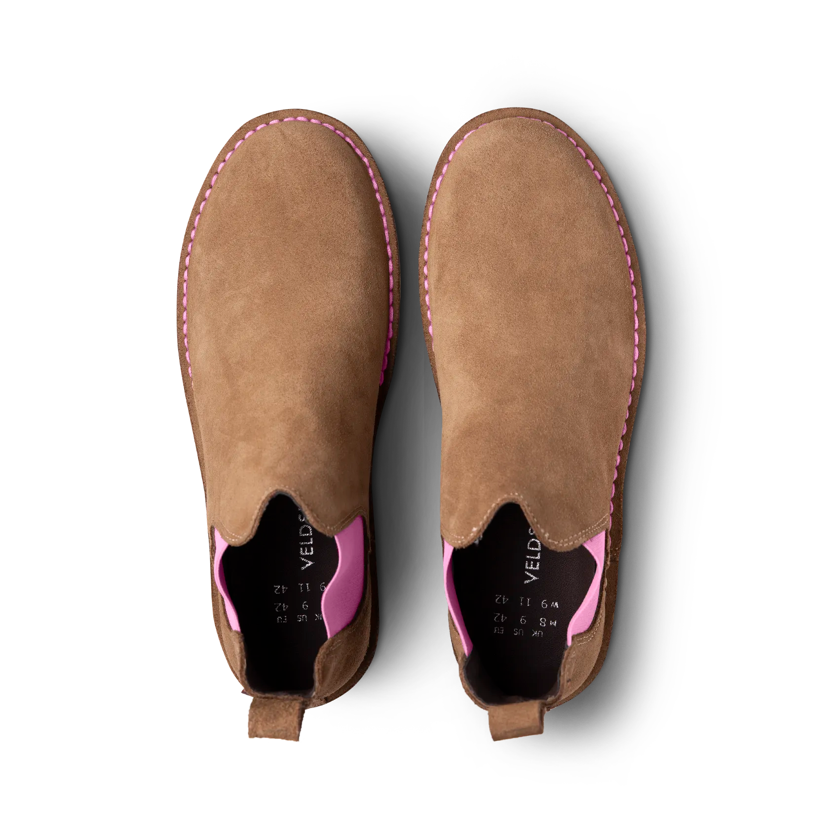 Chelsea Boots for Women - Stylish Uhambo Ankle Boots with Pink Sole | Comfortable & Fashionable for Casual Outings, Work & Date Nights