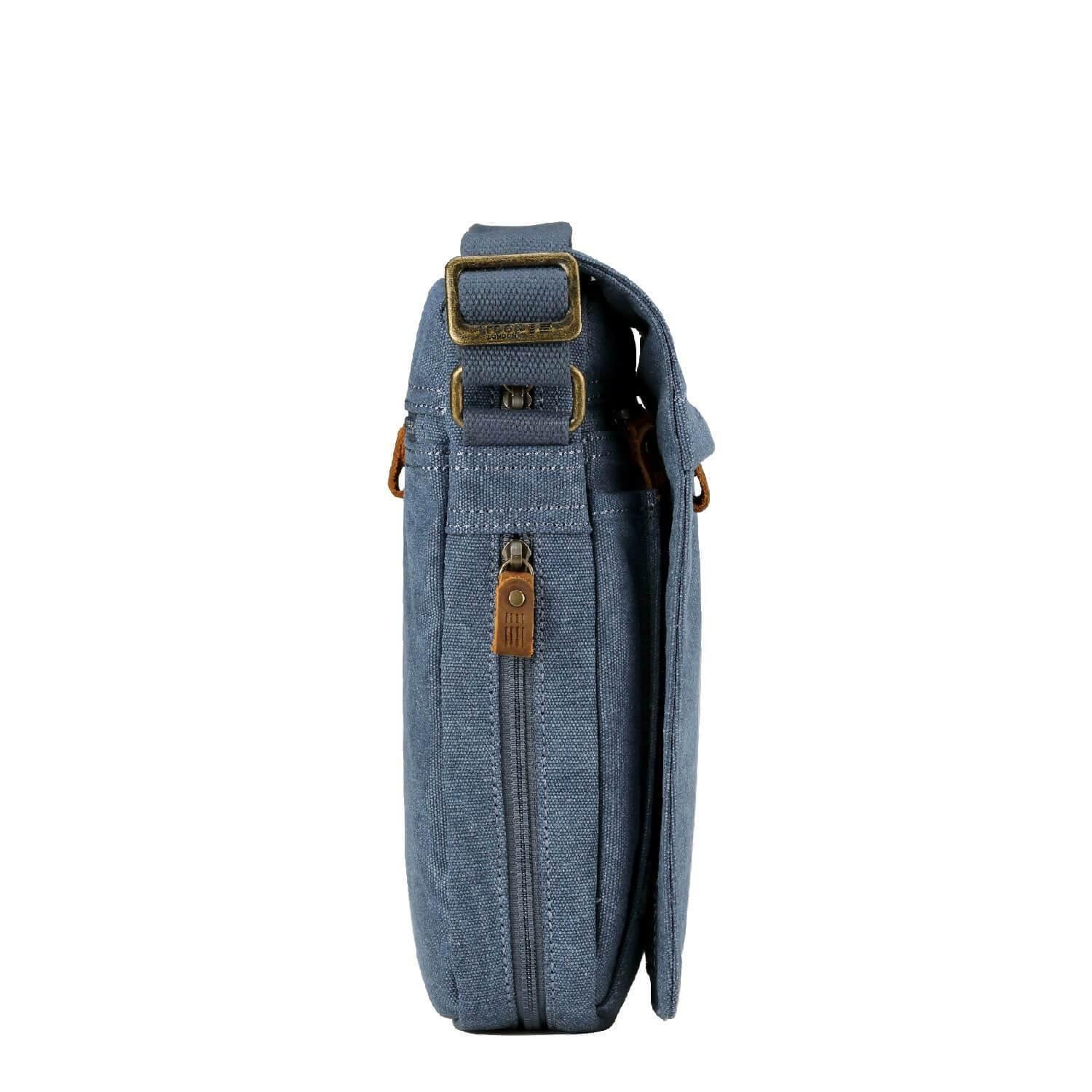 TRP0242 Troop London Classic Canvas Crossbody Bag - Stylish & Durable for Travel, Work & Everyday Use