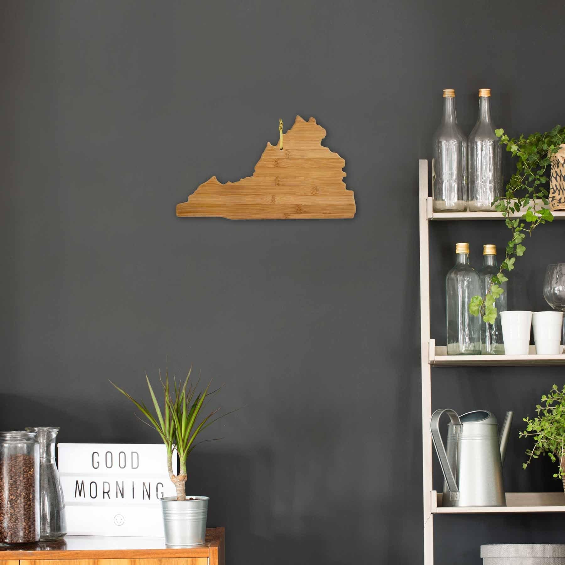 Virginia Wooden Cutting Board 16.5