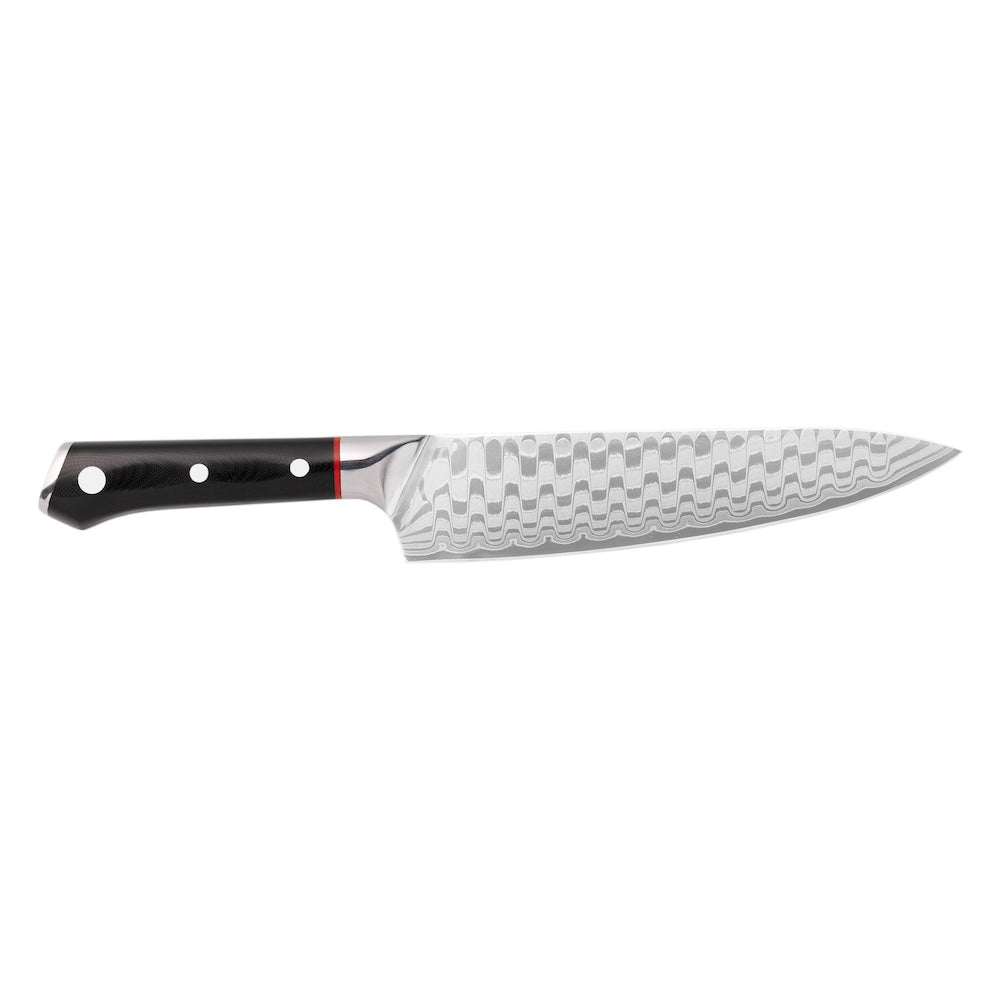 ZLINE Mark Estee 8-inch Professional Japanese Damascus Steel Chef Knife - KCKT ME JD - Razor Sharp Kitchen Knife for Slicing, Dicing & Chopping - Perfect for Home Cooks & Professional Chefs