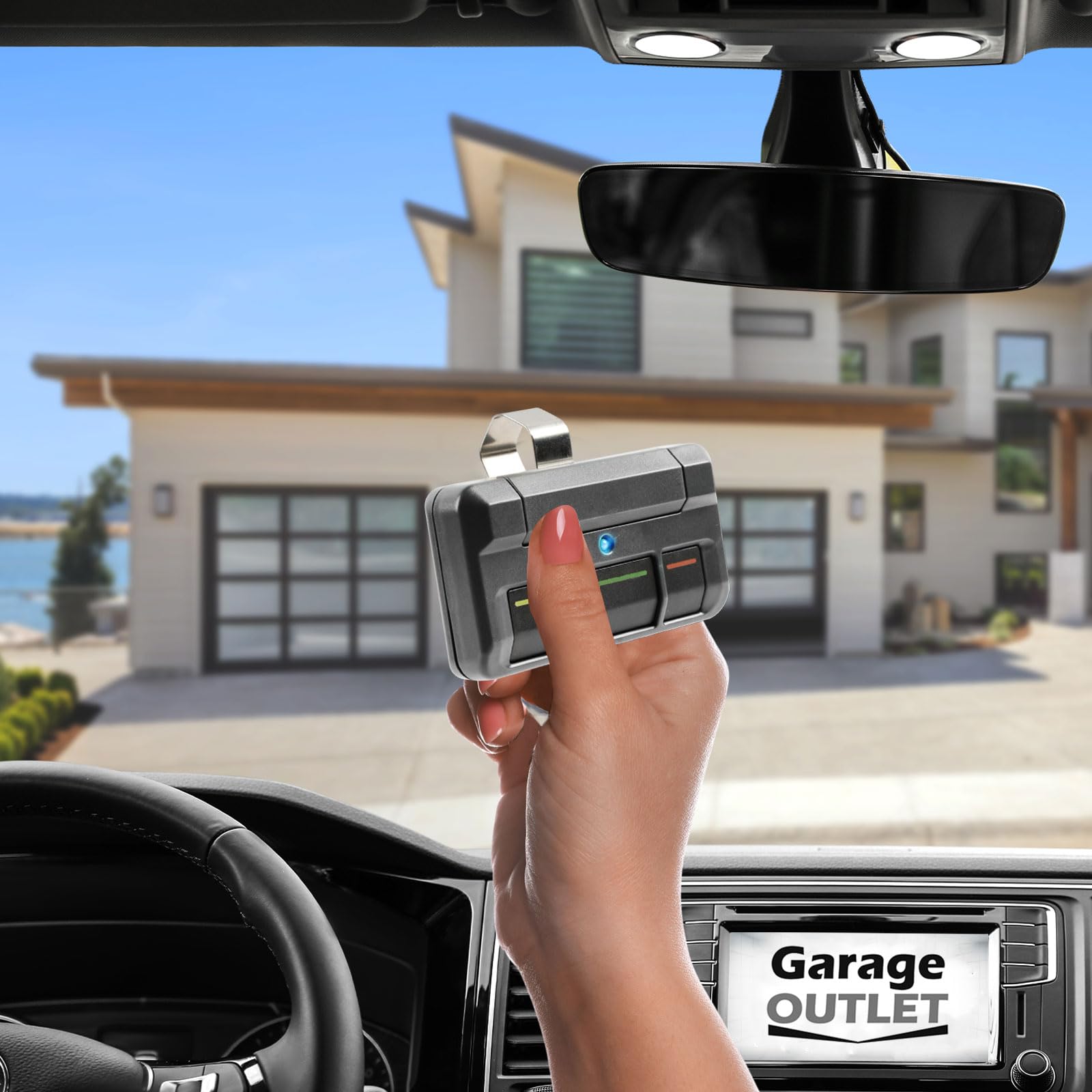 LiftMaster 813LM Garage Door Opener Remote Control Replacement - Compatible with Garage Outlet & LiftMaster Openers - Perfect for Home, Office & Warehouse Security Access