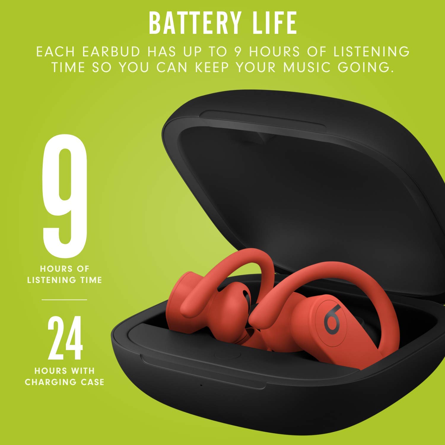 Beats Pro Wireless Bluetooth Headphones - High Performance, Noise Cancelling, Lava Red (Renewed) | Perfect for Gym, Travel & Workouts