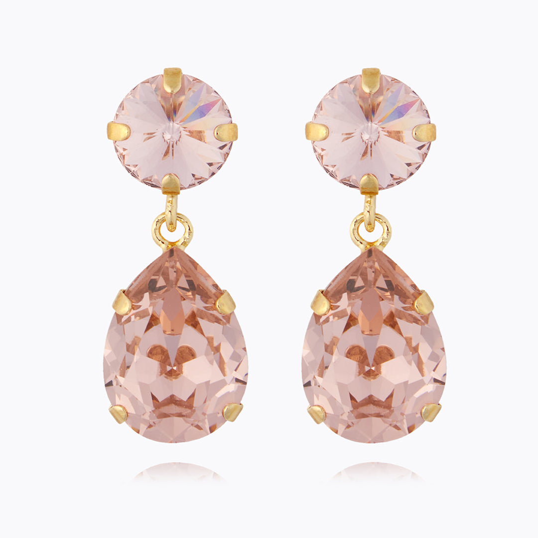Vintage Rose Drop Earrings for Women - Classic Dangle Earrings with Floral Design - Perfect for Weddings, Parties & Everyday Elegance