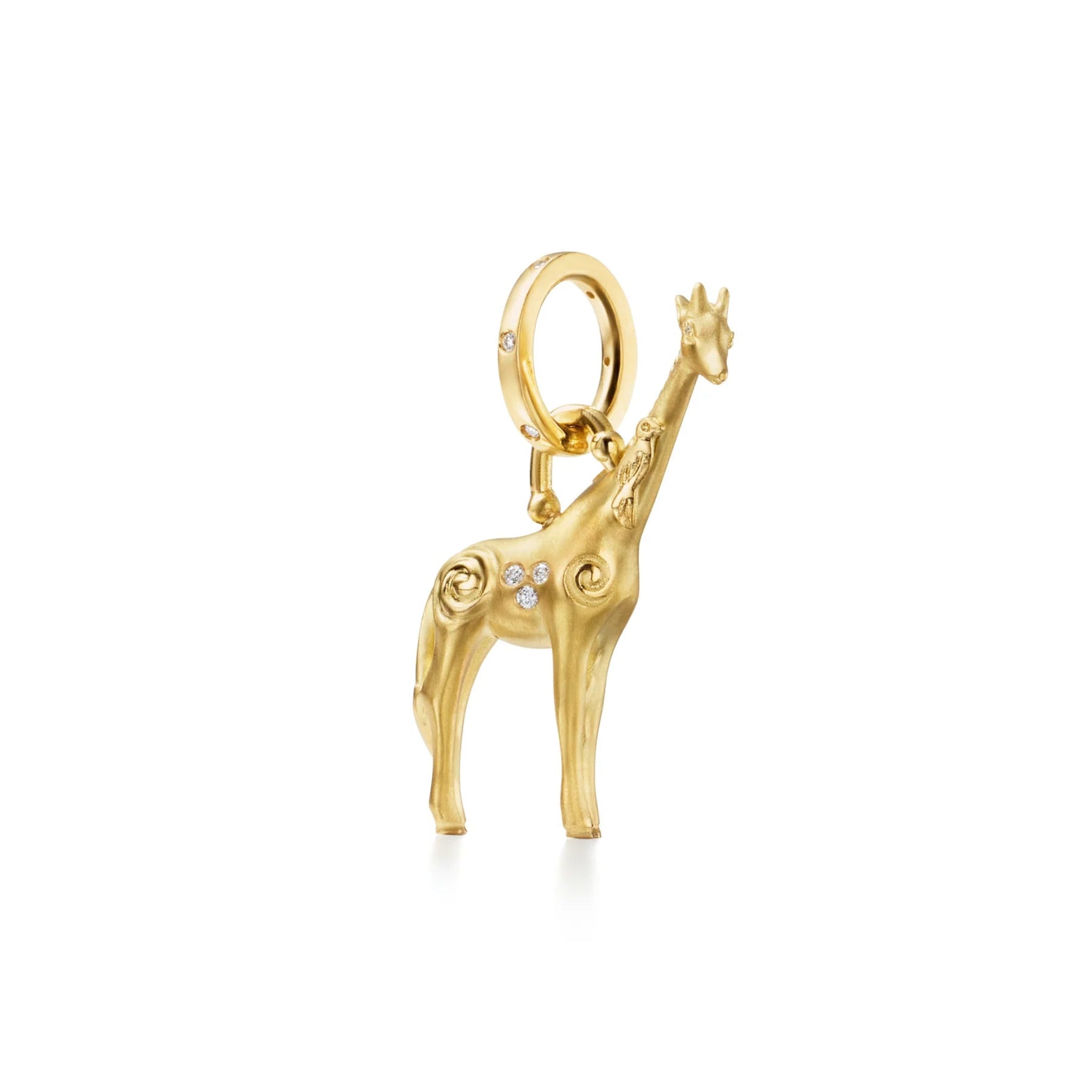 Temple St. Clair Small Twiga Giraffe Pendant Necklace - 18K Gold Plated Animal Jewelry for Women - Perfect Gift for Birthday, Anniversary & Everyday Wear