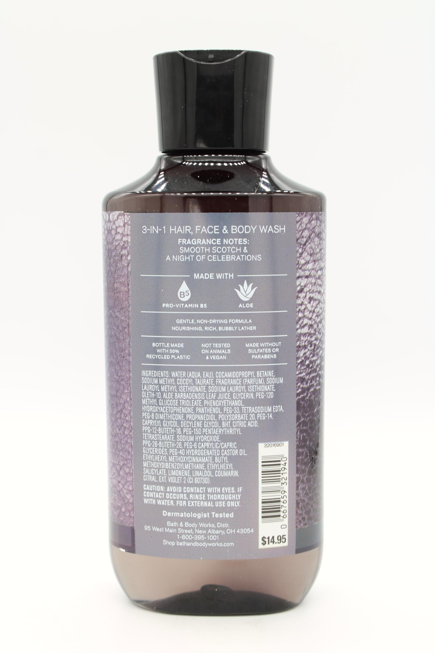 Men's 3-in-1 Hair, Face & Body Wash - 10 fl oz | Bath & Body Essentials for Men | Perfect for Gym, Travel & Daily Shower Routine