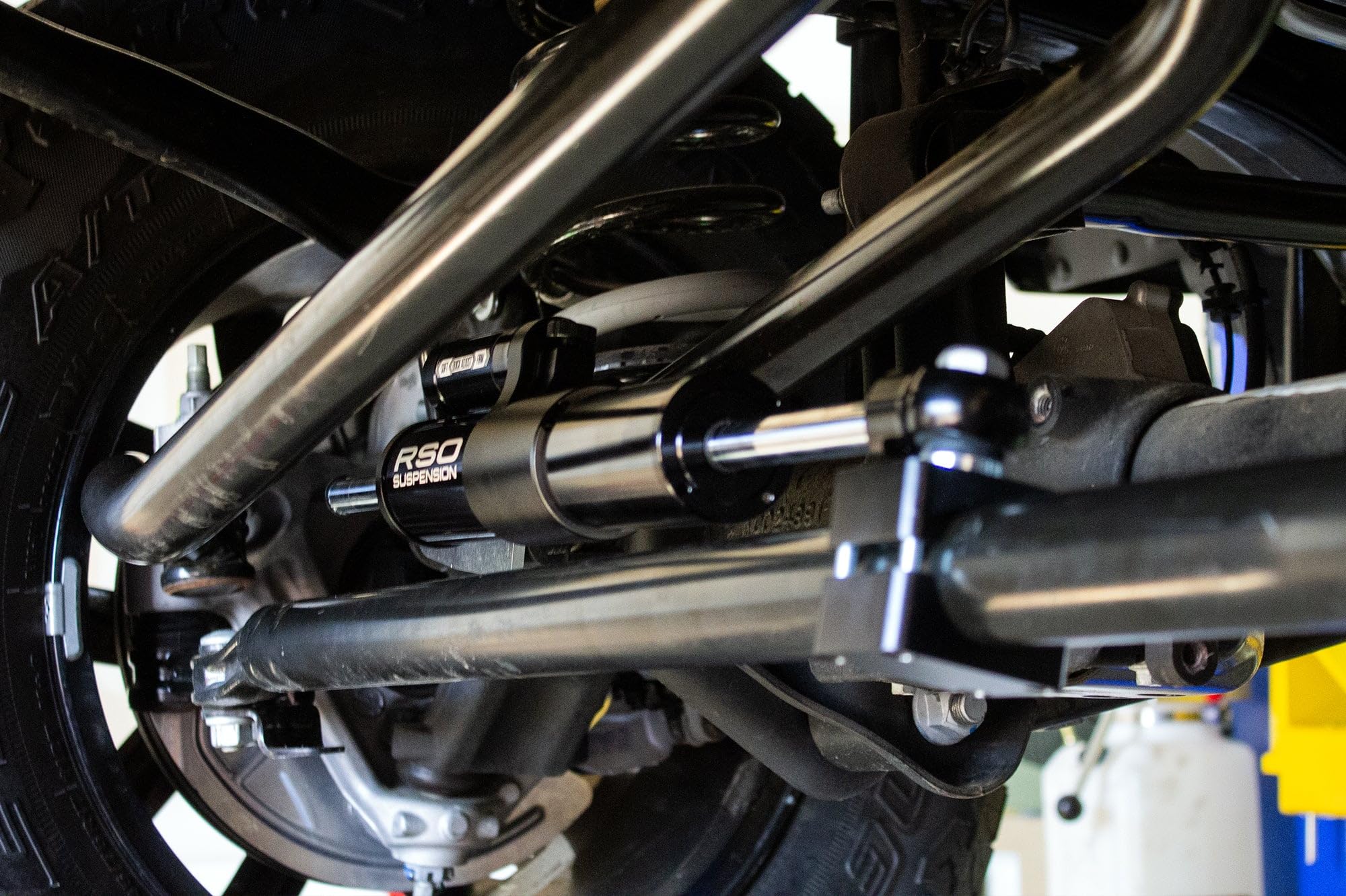 RSO Suspension Steering Stabilizer - High Performance Adjustable Shock Absorber for 2018-2025 Jeep Wrangler JL/JLU & 2020-2025 Gladiator | Off-Road & Daily Driving Upgrade