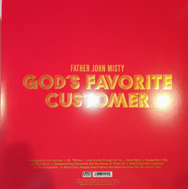 Father John Misty - God's Favorite Customer Vinyl LP Album (Near Mint NM/M Condition) - Perfect for Record Collectors & Music Lovers