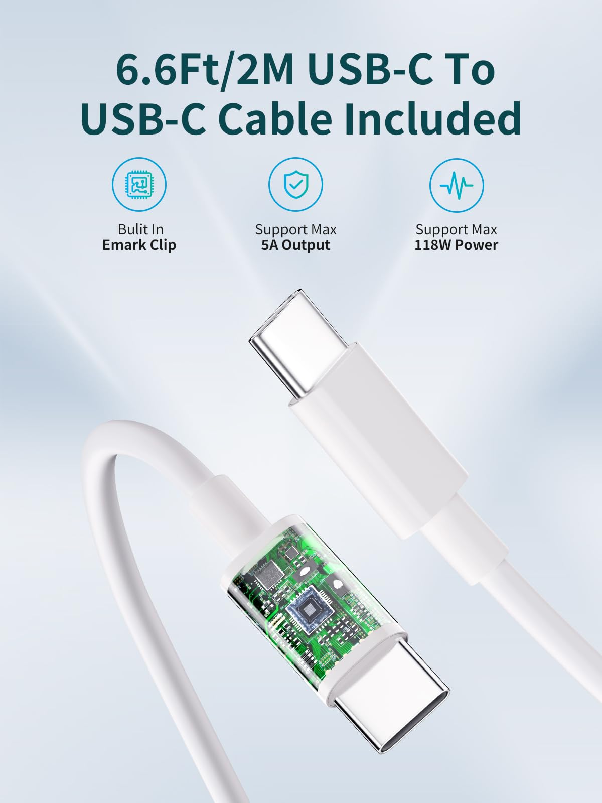 Original Title: Macbook Pro Charger 118W Usb-C Power Adapter For Macbook Pro Air 13 14 15 16 Inch Mac Book Laptop Retina M2 M1 2023 2022 2020 2019 2018 2017 2016 Computer Usb C To C Fast Charging Charger For IPad Pro    Optimized Title:   **118W USB-C Fast Charger for MacBook Pro/Air 13/14/15/16 Inch (M1/M2, 2016-2023) & iPad Pro - High-Speed Power Adapter with USB-C to USB-C Cable - Perfect for Home, Office & Travel**