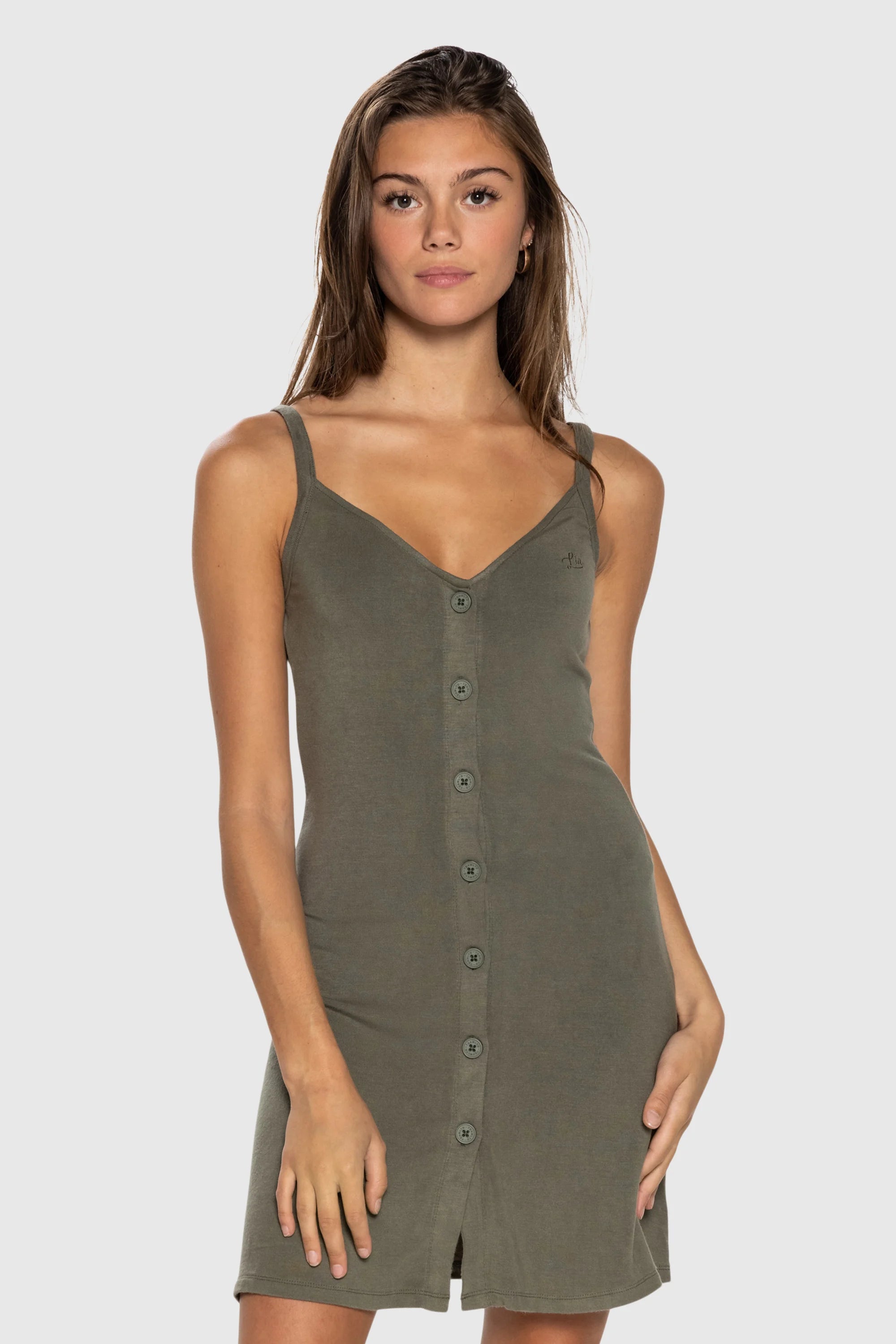 Women's Floral Button Up Tank Dress - Casual Summer Sleeveless Sundress for Beach, Vacation & Outdoor Activities