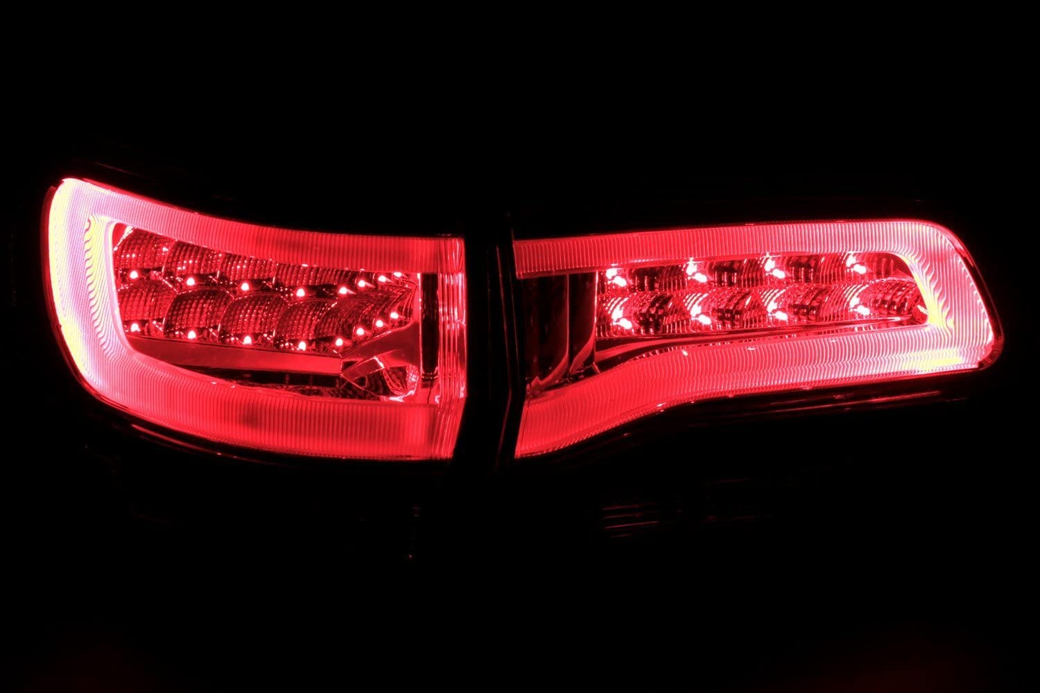 Smoke LED Tail Lights Set for Jeep Grand Cherokee (4-Piece) - Left & Right Side - Enhanced Visibility & Style for Night Driving & Off-Road Adventures