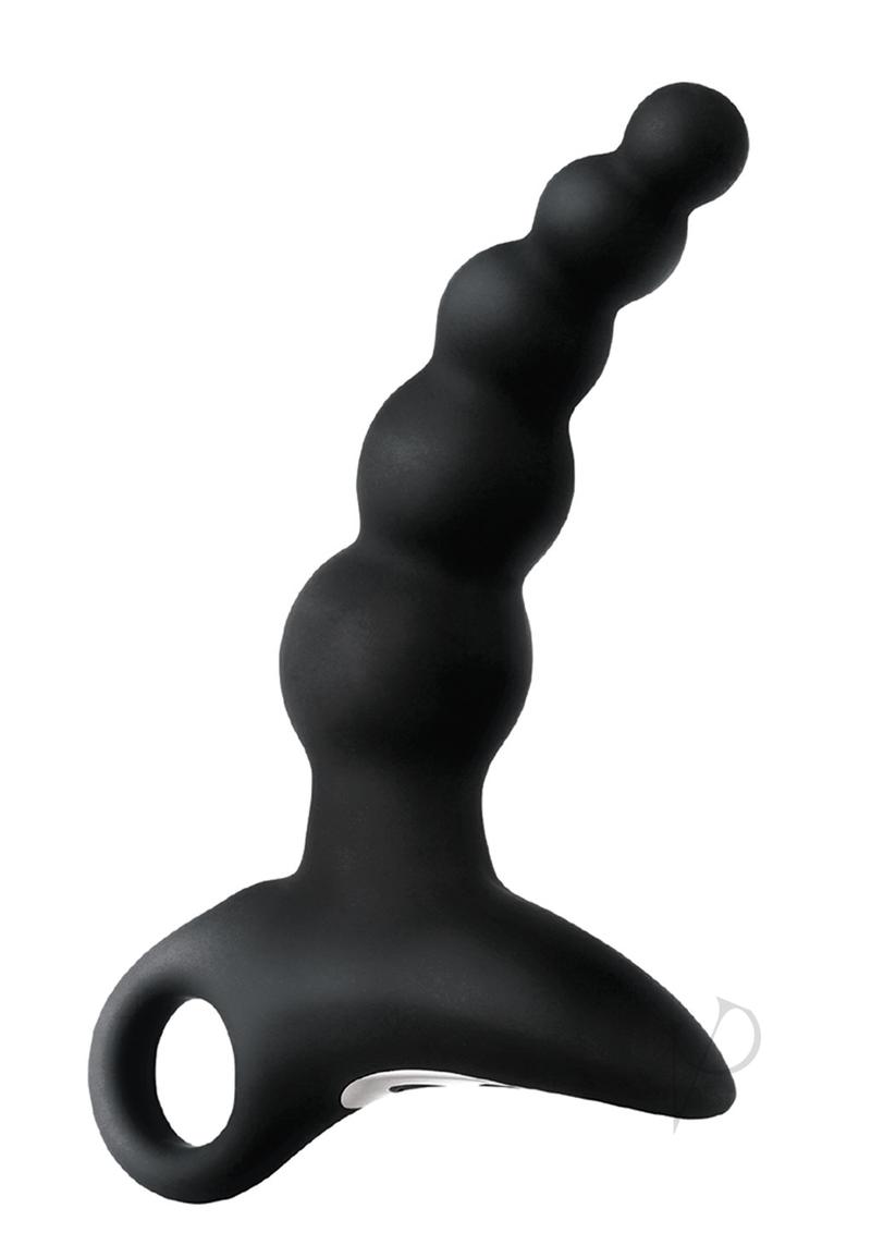 Rechargeable Vibrating Silicone Anal Plug - Alpha Plug #2 Black - Adult Toy for Pleasure & Stimulation - Perfect for Couples Play & Solo Exploration