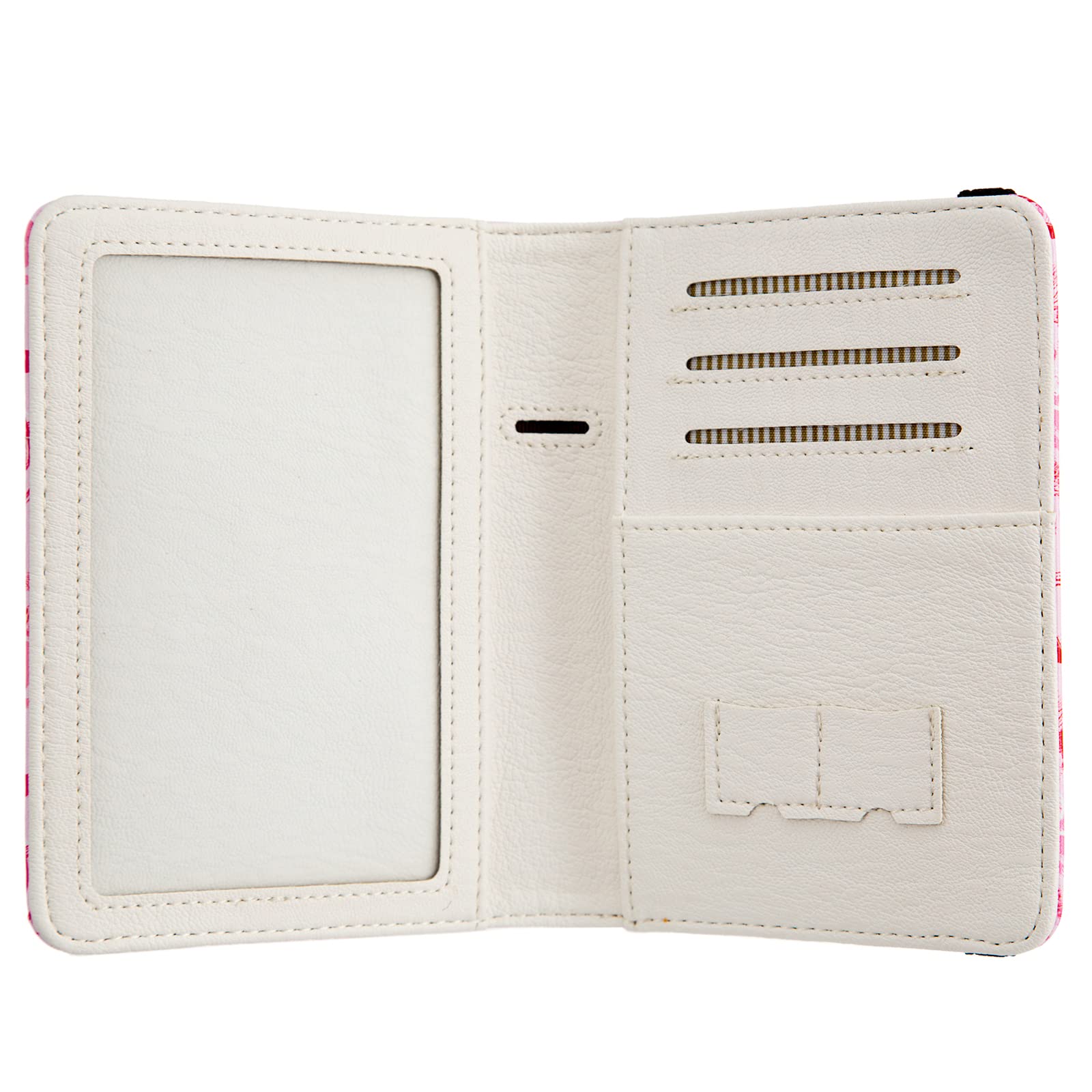 RFID Blocking Leather Passport Holder for Women & Men - Personalized Travel Document Organizer with Cute Dog Design - Perfect for Airports, Vacations & International Travel