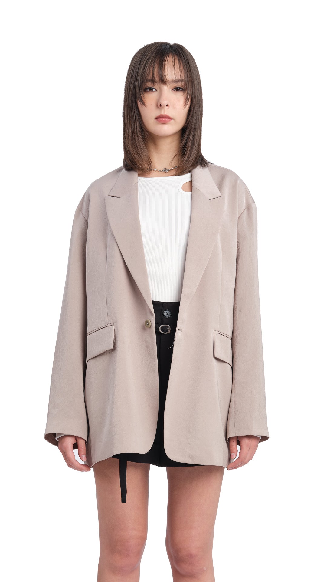 Stylish Loose Fit Blazer for Women - Comfortable Oversized Casual Blazer Jacket for Office, Business, and Everyday Wear