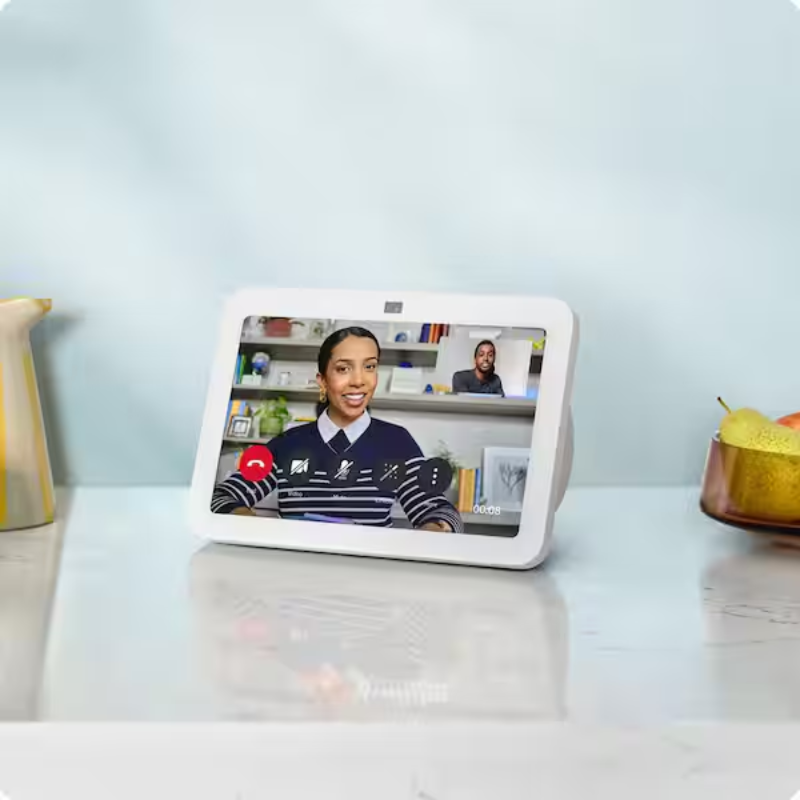 Echo Show 8 (3rd Gen) Smart Display with Alexa - White | HD Screen, Smart Home Control, Video Calls & Entertainment Hub for Kitchen, Living Room & Bedroom