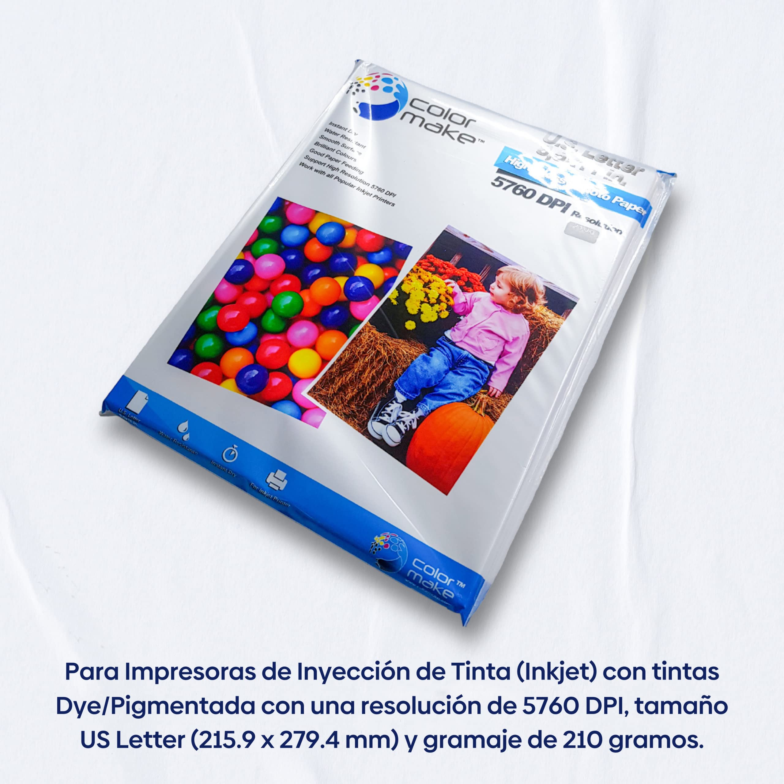 Premium Glossy Photo Paper 210gsm, 8.5