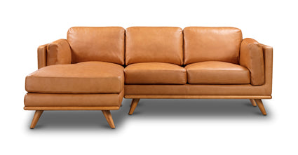 Cadiz Left Facing Sectional Sofa - Modern L-Shaped Couch with Reversible Chaise for Living Room, Family Room & Home Theater - Comfortable Fabric Upholstery for Relaxing and Entertaining