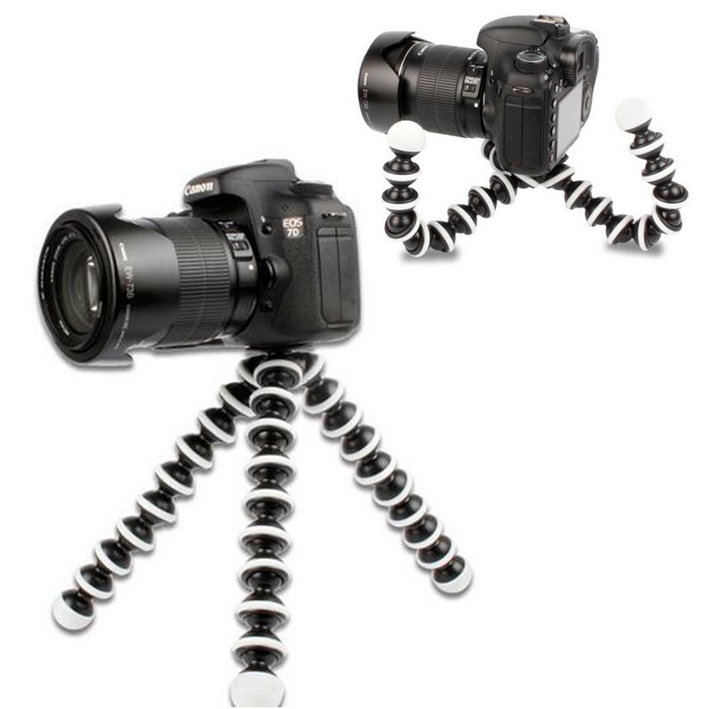 Octopus Camera Tripod - Walway Flexible Phone Holder Stand with Quick-Release Plate for Smartphone, Camera, GoPro, Action Camera & DSLR - Perfect for Travel Vlogging, Selfies & Outdoor Photography