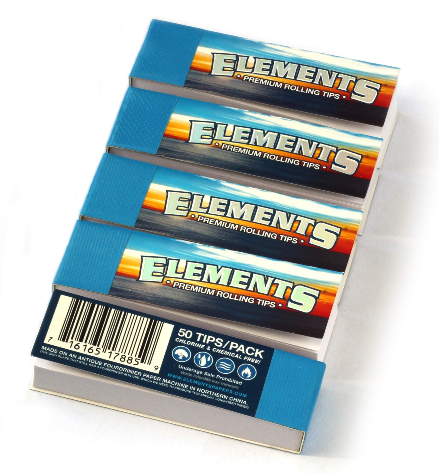 Premium Rolling Tips - 50 Pack | Slow Burning, Natural Hemp | Perfect for Rolling Papers & Cones | Ideal for Smoking, DIY Rolling, and Travel Use