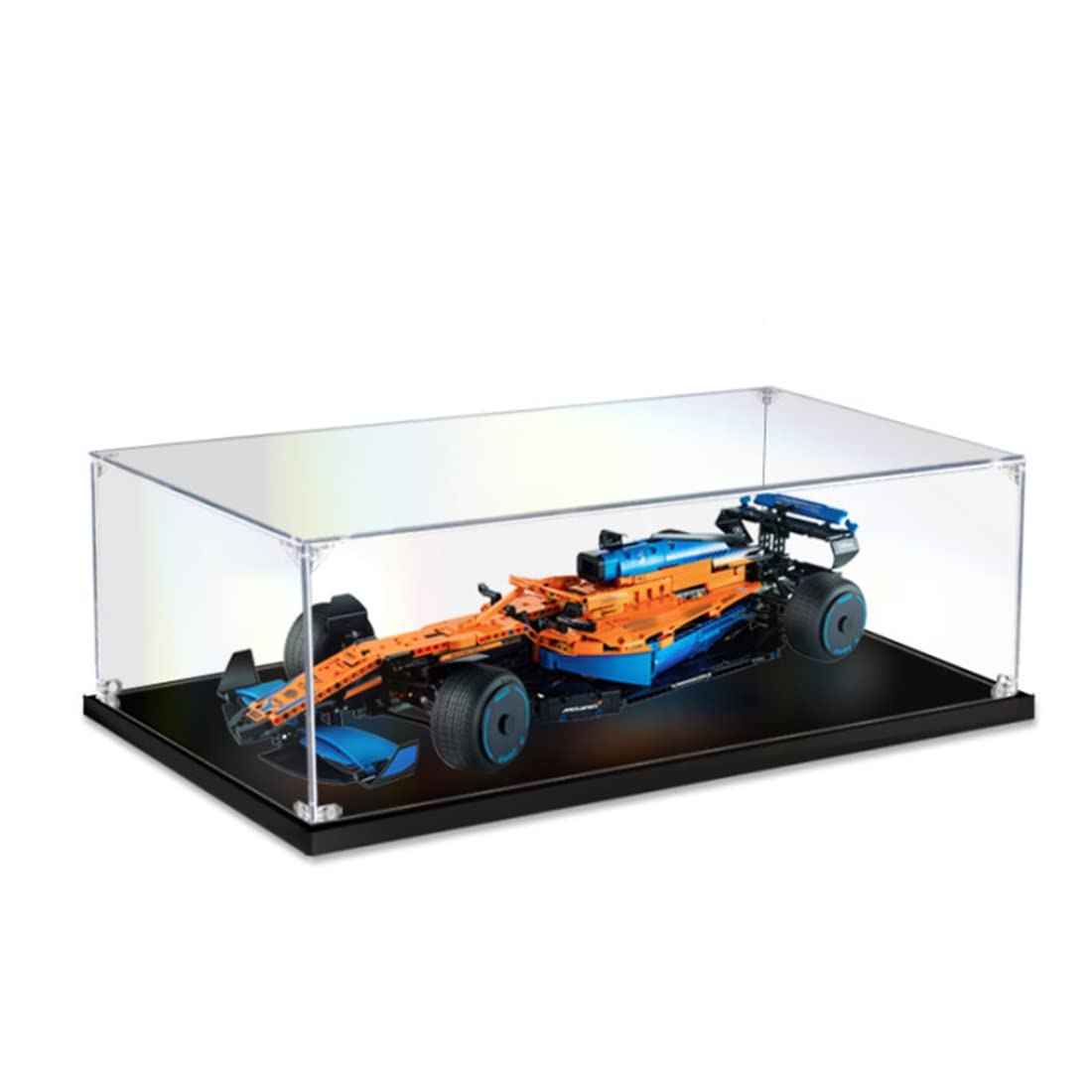 Acrylic Display Case for LEGO 42141 Technic McLaren F1 Race Car - Dustproof Showcase Box (70x35x15cm) - Perfect for Collectors & Home/Office Decoration - Excludes Building Kit