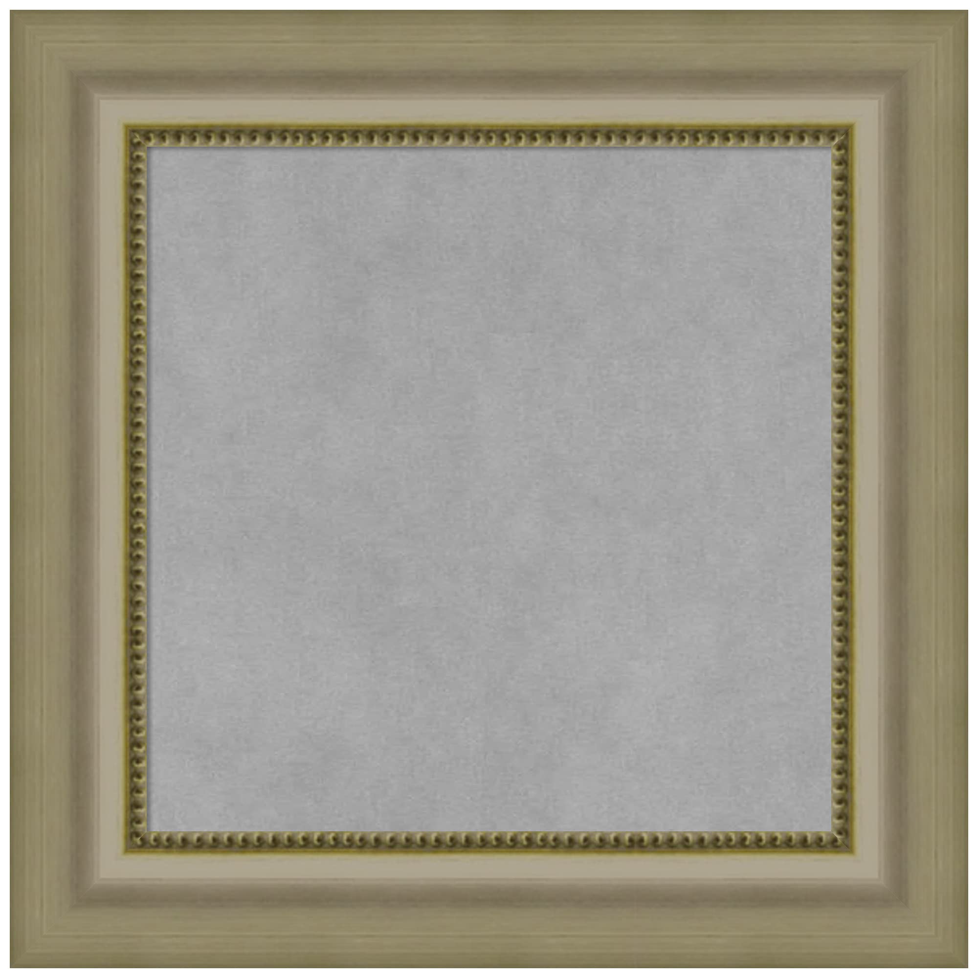Custom Magnetic Board 19x19 Inches - Vegas Silver Framed Dry Erase Whiteboard - Wall Mount Organizer for Home Office, Kitchen & Classroom - Various Sizes Available
