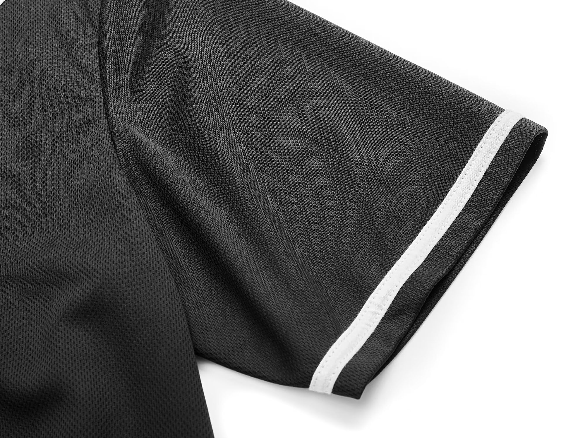 OUTOFGAS Kids Baseball Jersey - Button Down Baseball Tee for Boys & Girls | Hip Hop Fashion Sports Shirt | Softball Uniform for Little League & Casual Wear
