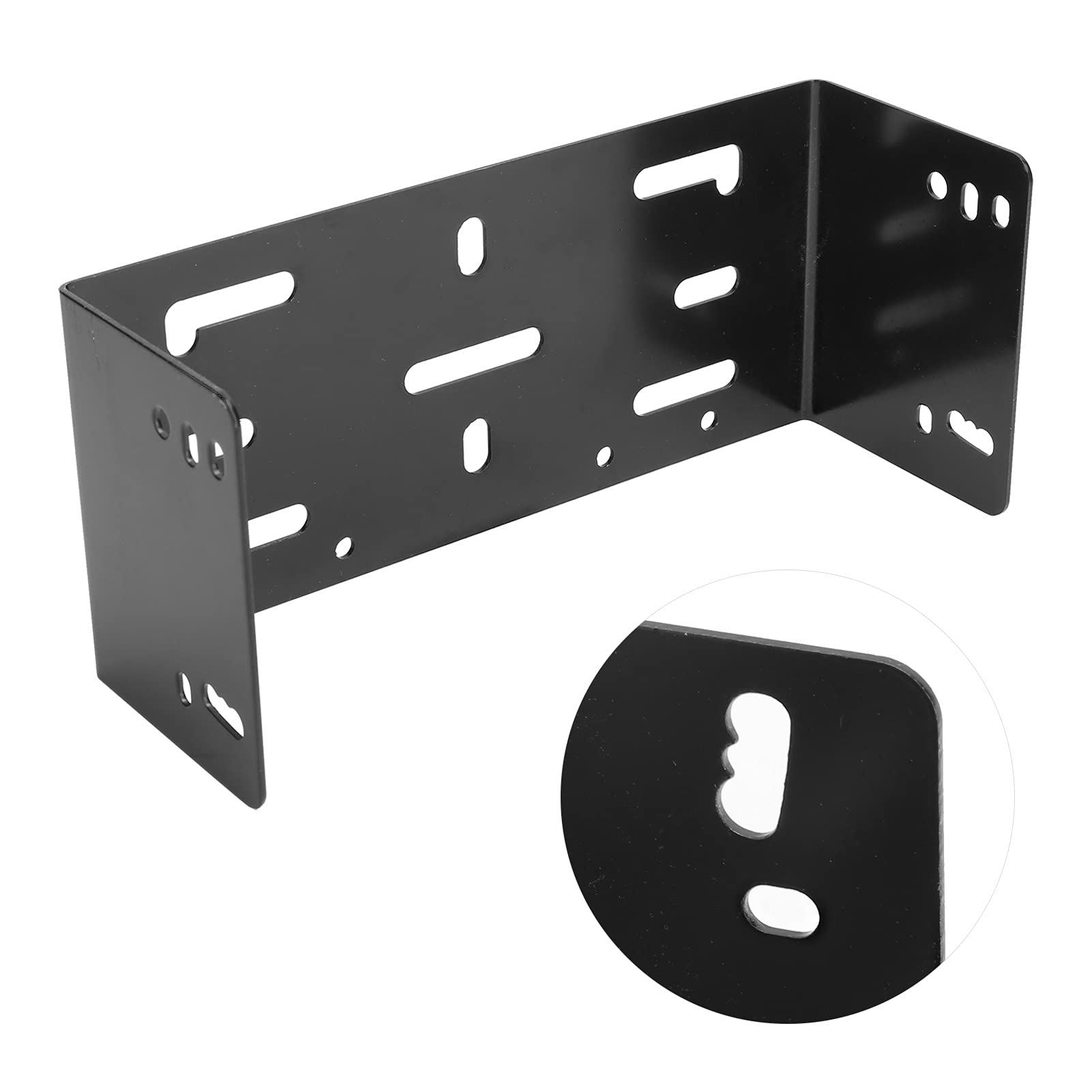Kenwood TK715 TK760 TK762 TK805 TK809 TK815 TK860 TK862 TK880 TK940 Metal Radio Bracket with Mounting Screws - Heavy Duty Two Way Radio Mount for Truck, Car & Emergency Vehicles