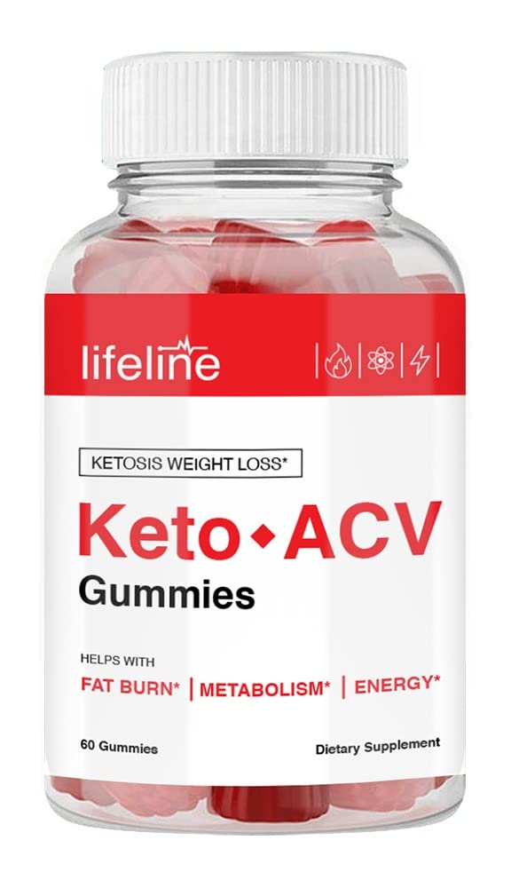 Lifeline Keto ACV Gummies with Apple Cider Vinegar - 60 Count (1 Month Supply) - Weight Loss Support & Energy Boost - Perfect for Keto Diet & Healthy Lifestyle