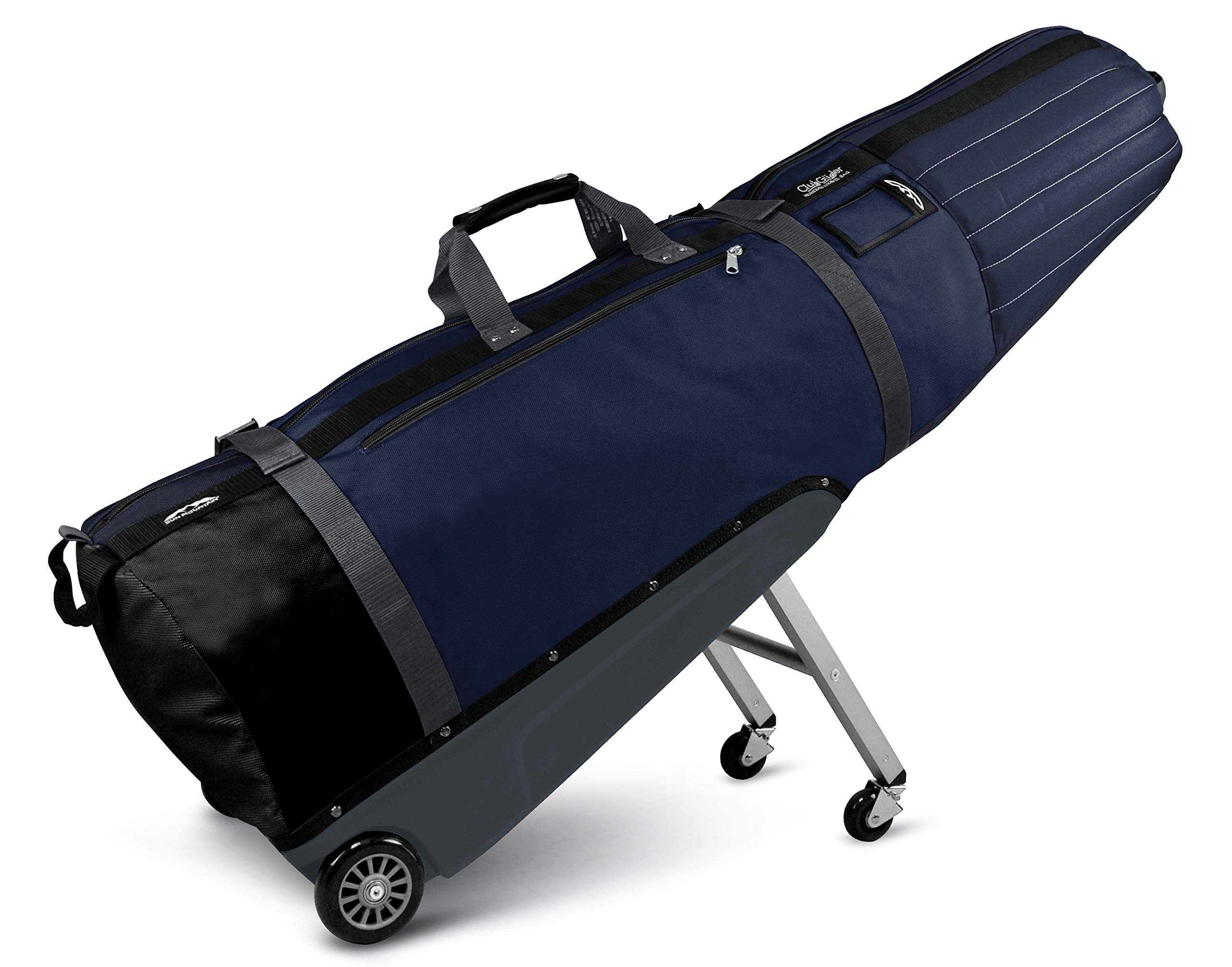 Sun Mountain 2020 ClubGlider Meridian Golf Travel Bag - Lightweight Durable Golf Club Cover with Wheels for Air Travel - Perfect for Golfers, Tournaments & Vacation Trips